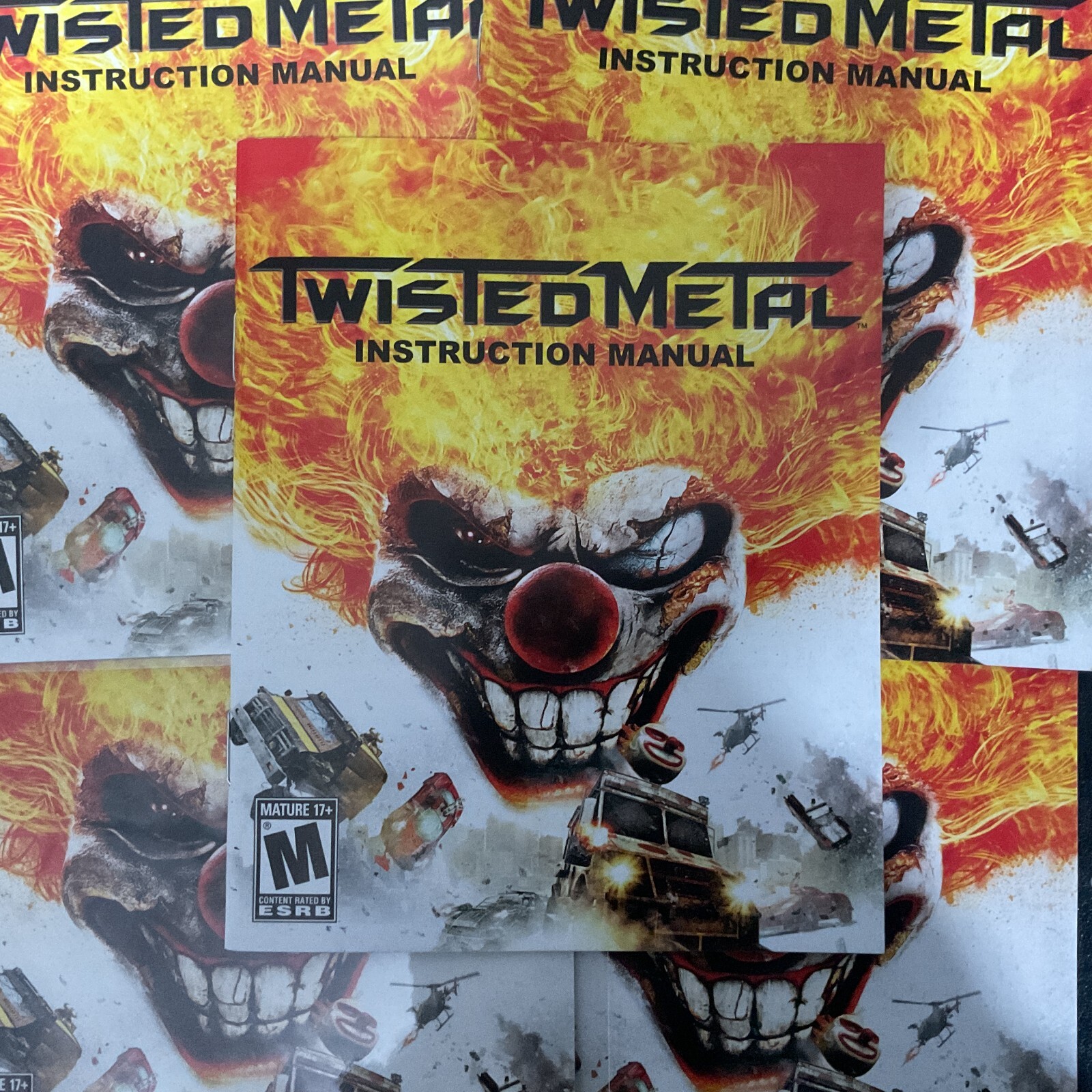 Twisted Metal PS3 PlayStation 3 Instruction Manual Only