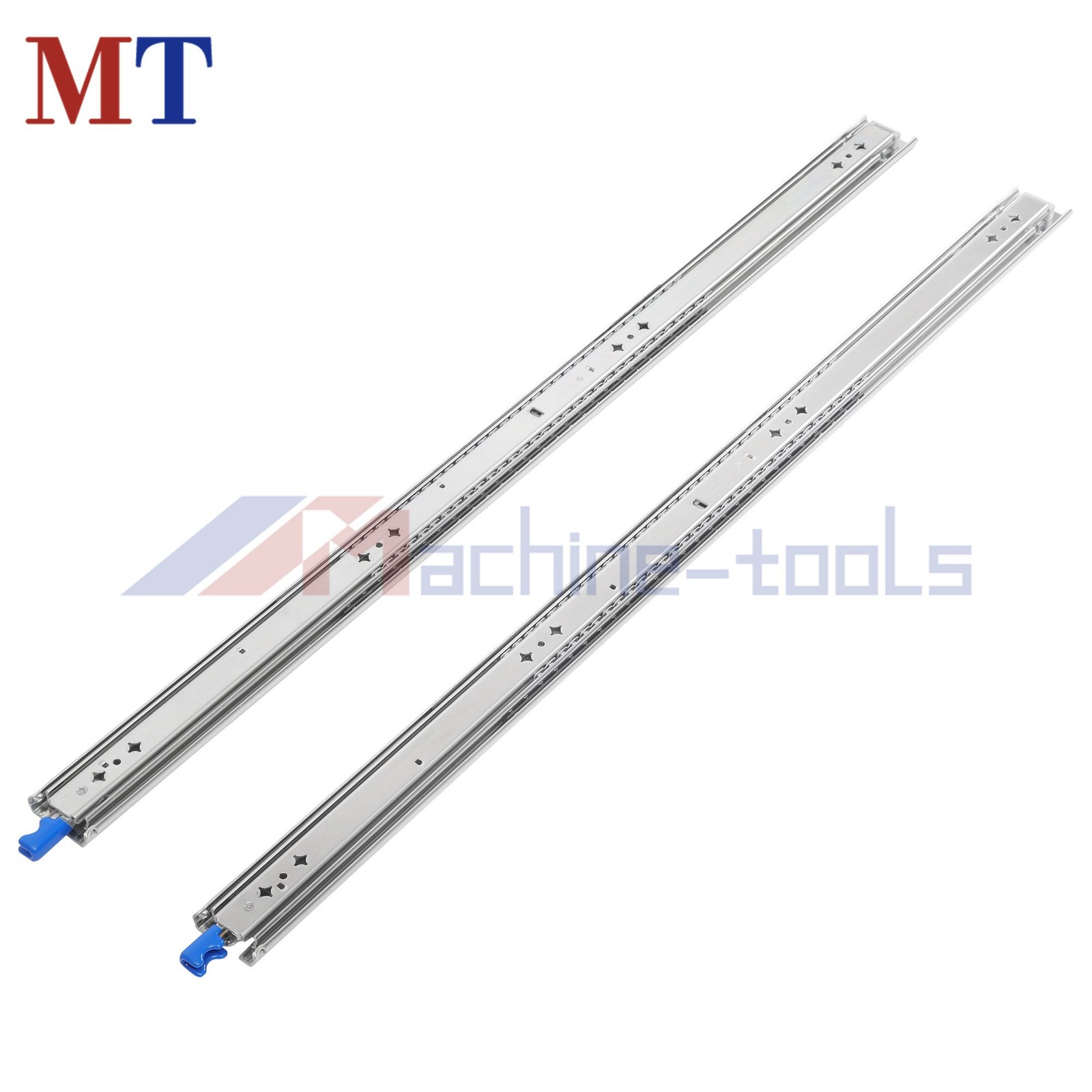 38" Drawer Slides With Locking Mechanism 250lb Full Extension Tool Box