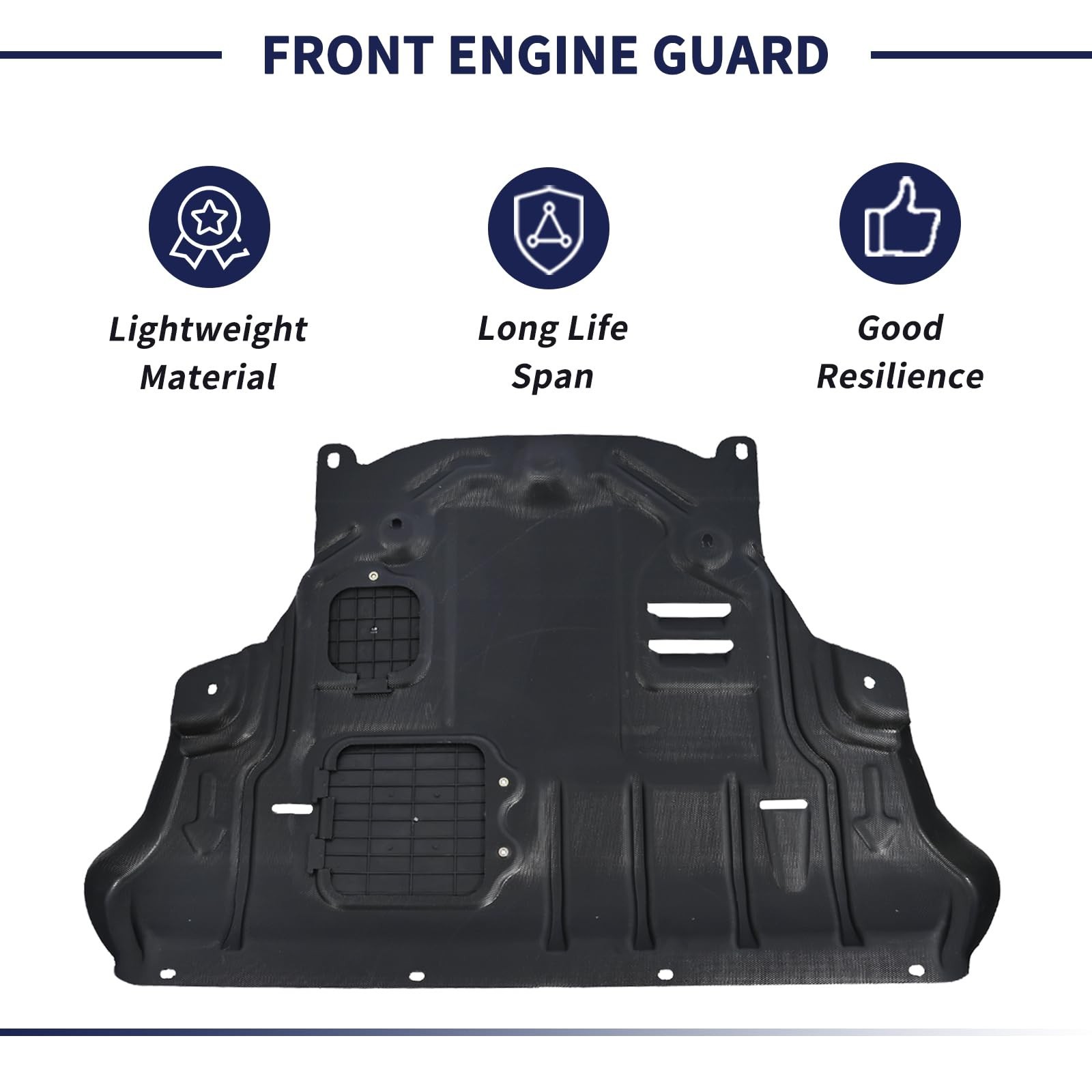 Front Engine Under Splash Shield Guard Fit for Jeep Cherokee 2014 2015 2016 2...