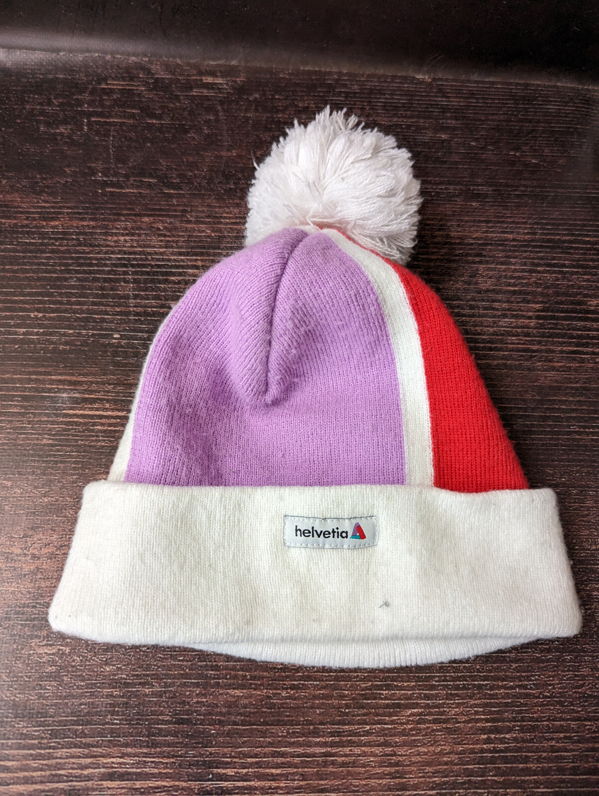 Helvetia Switzerland Ski Team Hat Pom Pom Beanie
