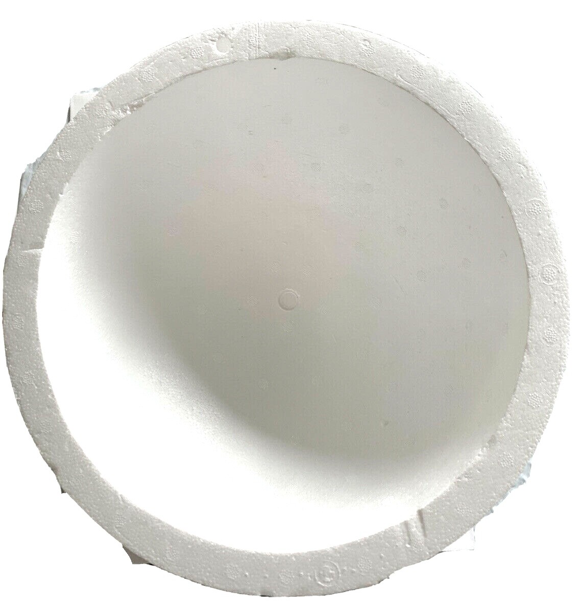 Half Styrofoam Ball 12" 046501014016 1 pc Smooth Hollow mold craft decor