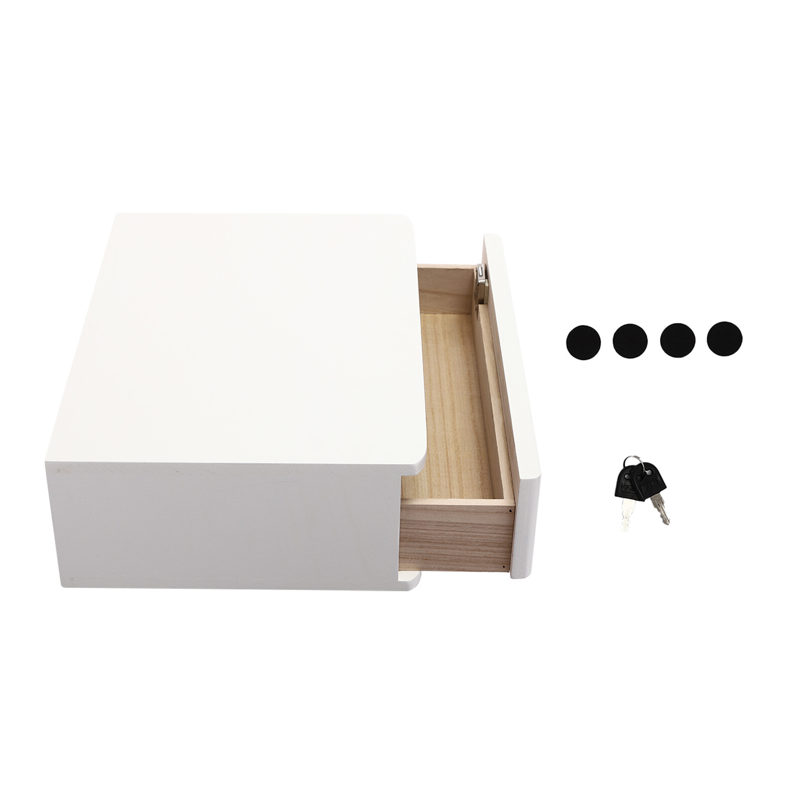 Desktop Storage Box, Desktop Storage Box with Lockable Drawer, Drawer Organizer
