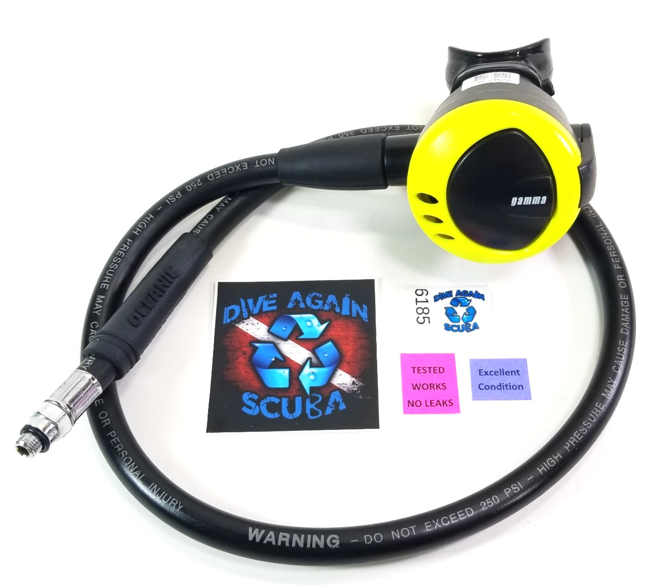 Oceanic Gamma Octo Second Stage Regulator Scuba Dive 2nd #6185