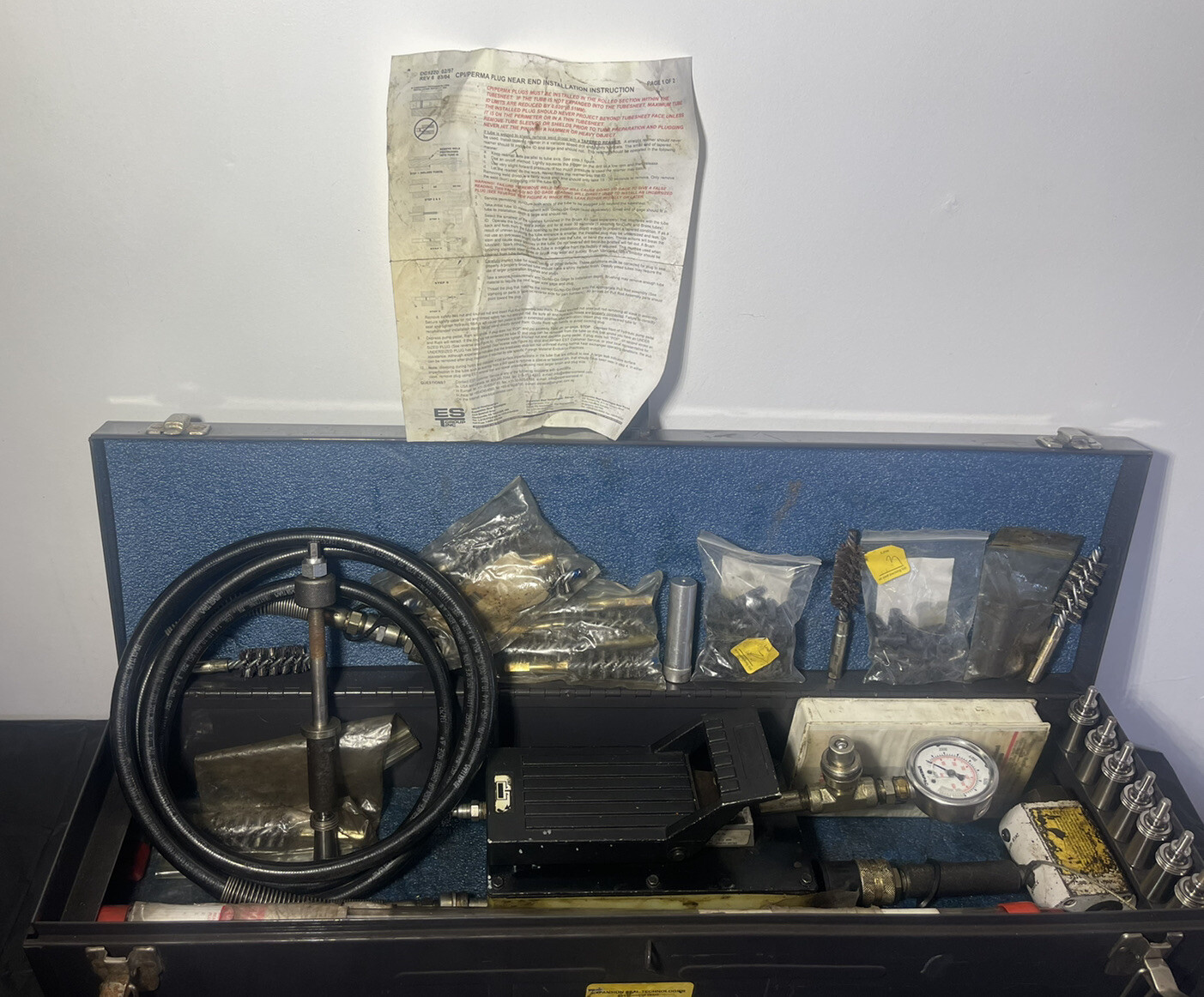 EXPANSION SEAL TECHNOLOGIES EST TUBE PLUGGING SYSTEMS SET COMPLETE