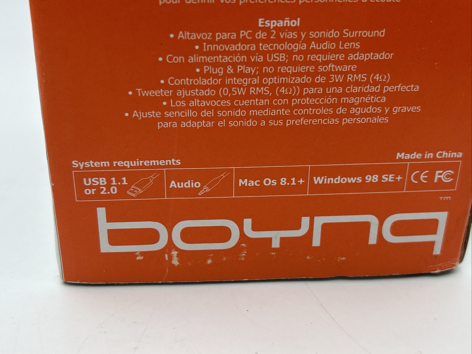 BOYNQ 3W Vase USB Speaker - NOS Sealed Box