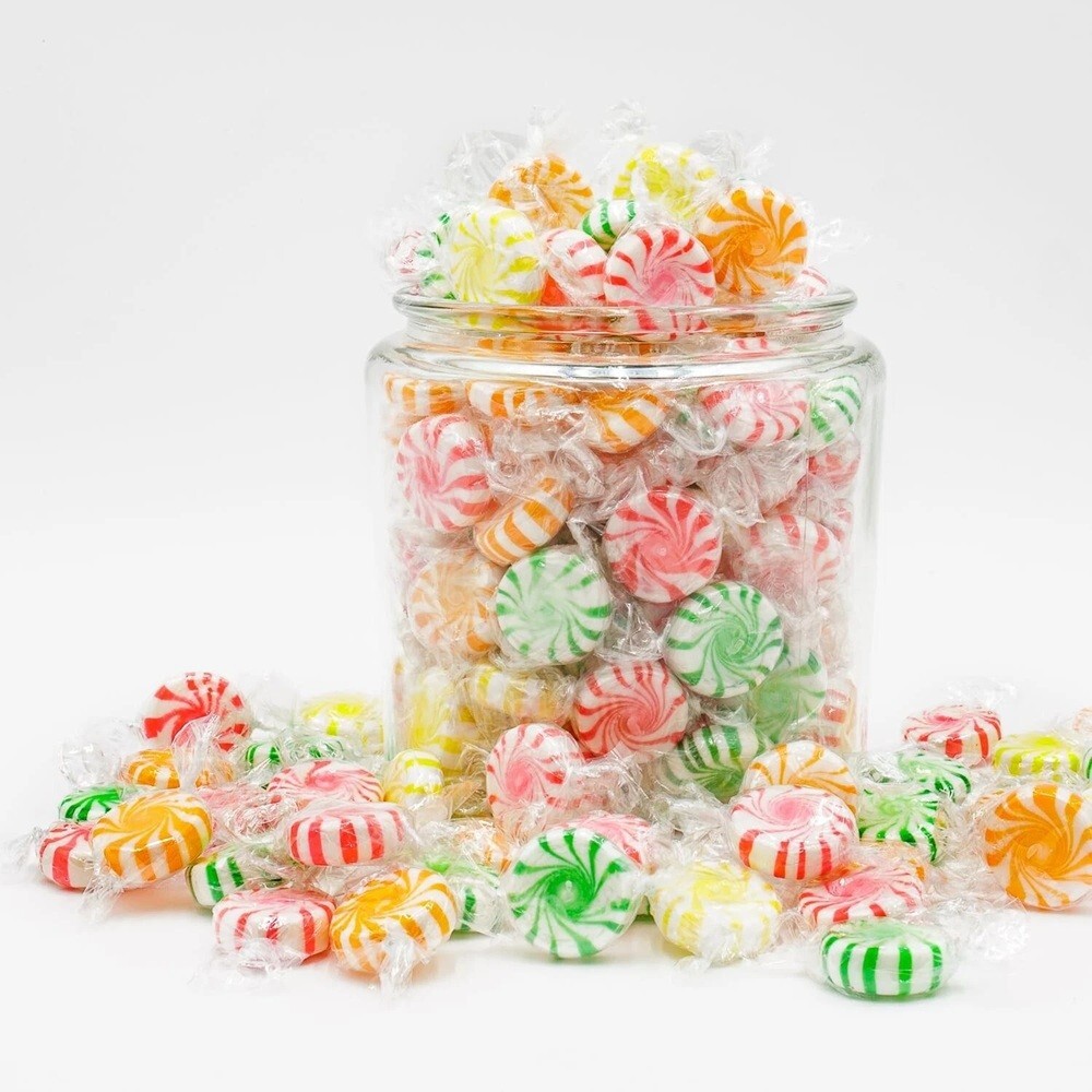 Starlight Assorted Fruit Flavored Mints, Bulk & Delicious Hard Candy (2 Pounds)