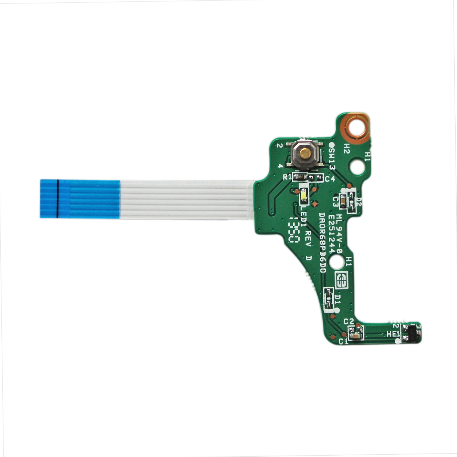 Power Button Board  For HP Pavilion 17.3" 17-e Series DA0R68PB6D0 720673-001