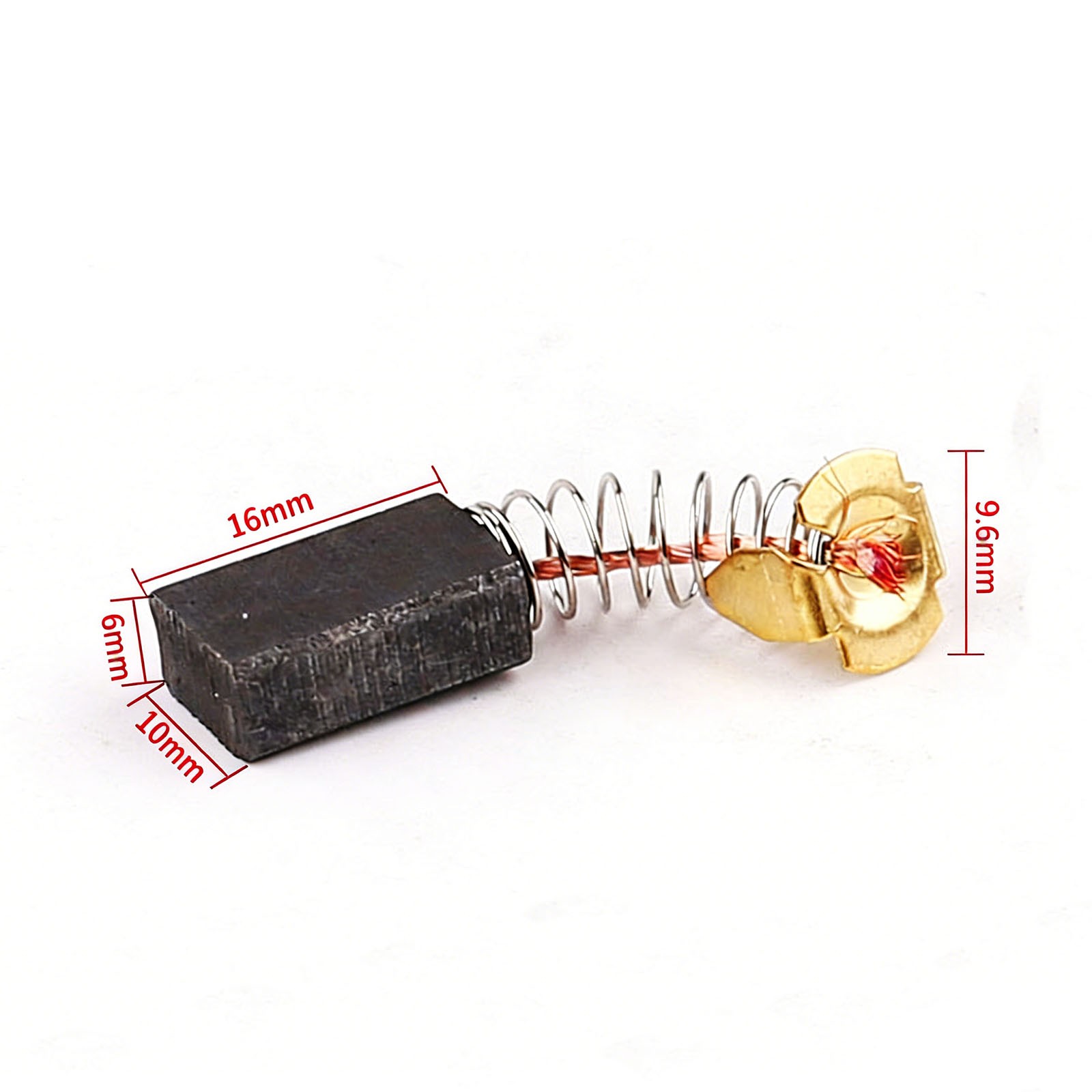 4 Pairs Angle Grinder Motor Carbon Brushes Replacement Part Power Tool 8pcs