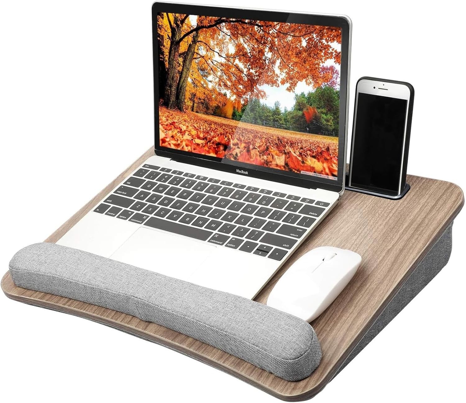 Stylish Cushion Laptop Desk, Perfect for Up to 15.6” Laptops, Lightweight Design