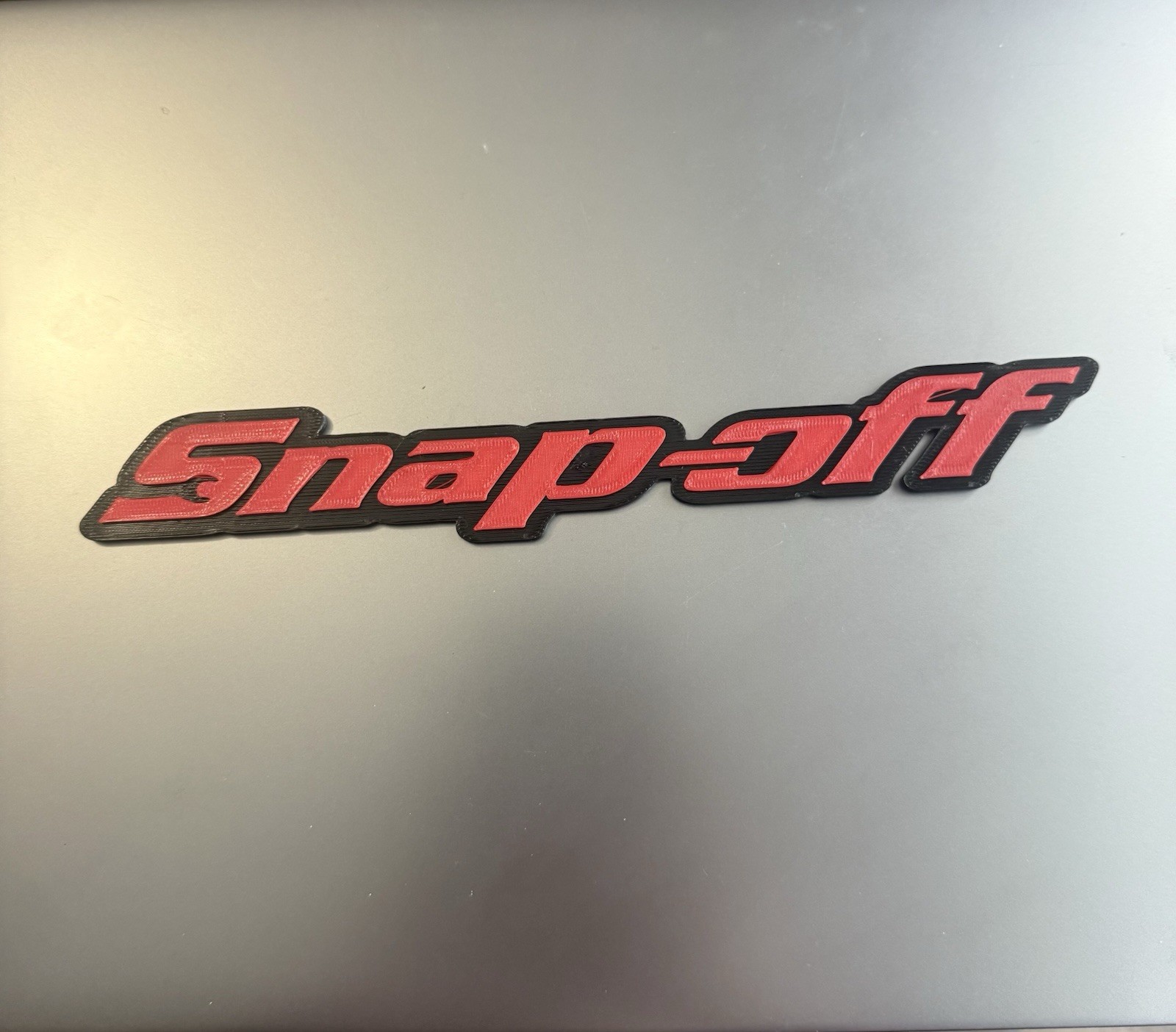 Snap Off Novelty Tool box Badge Magnetic Made In USA!