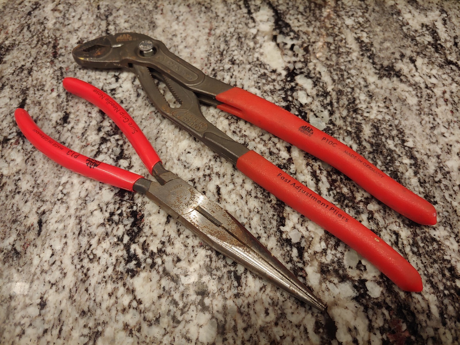 Mac Tools 2pc Plier Set Knipex Cobra & Needle Nose