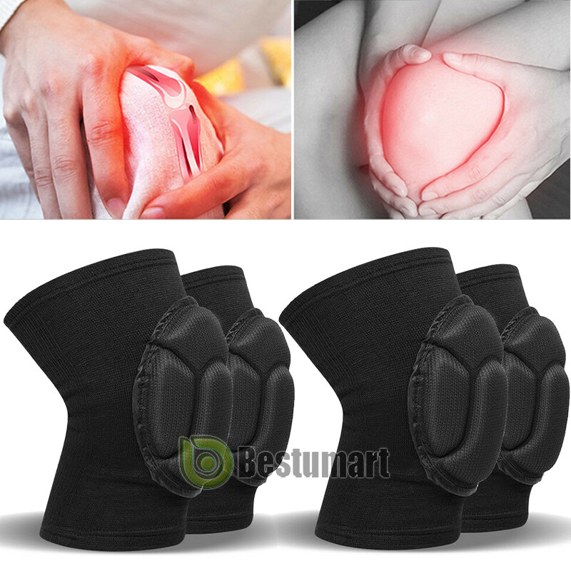 2 Pairs Knee Pads Kneelet Protective Gear for Work Safety Construction Gardening