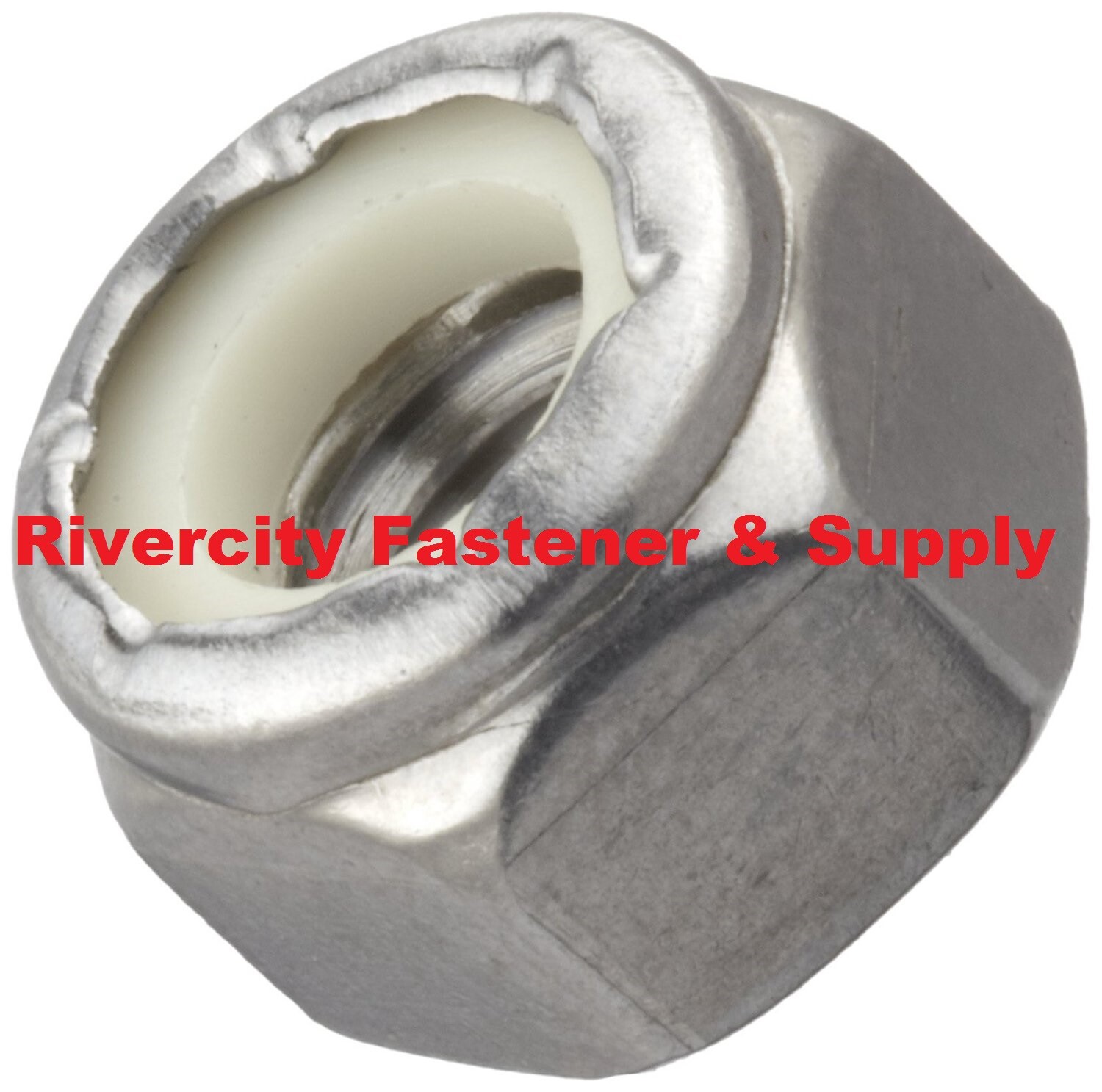 (100) 10-32 Stainless Nylon Insert Lock Stop Nuts 10/32 Nylocks 10x32