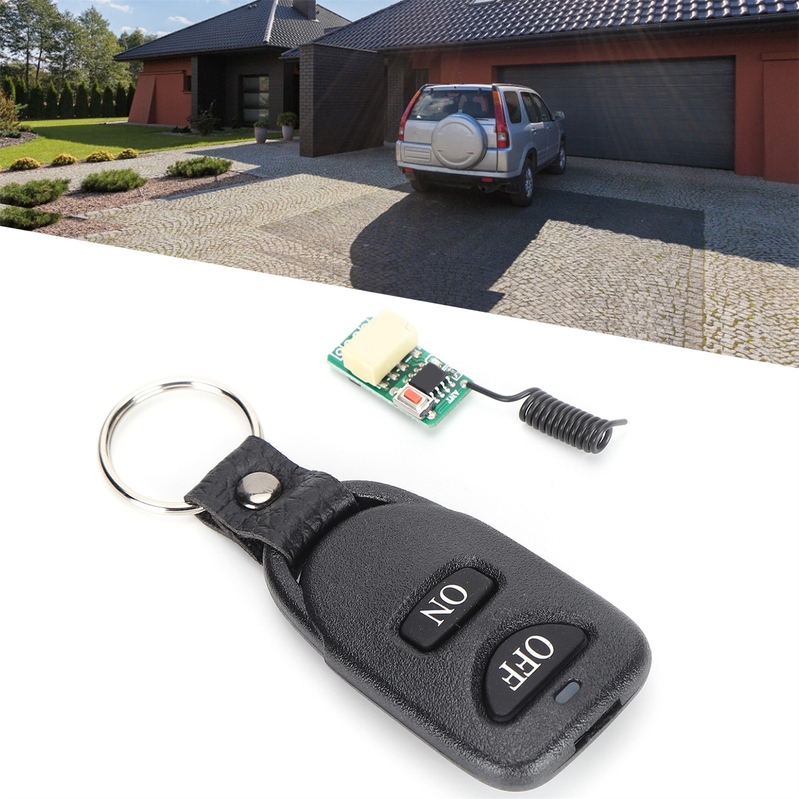 Wireless Door Remote Control Module 12V Long Range Remote Transmitter Receiver