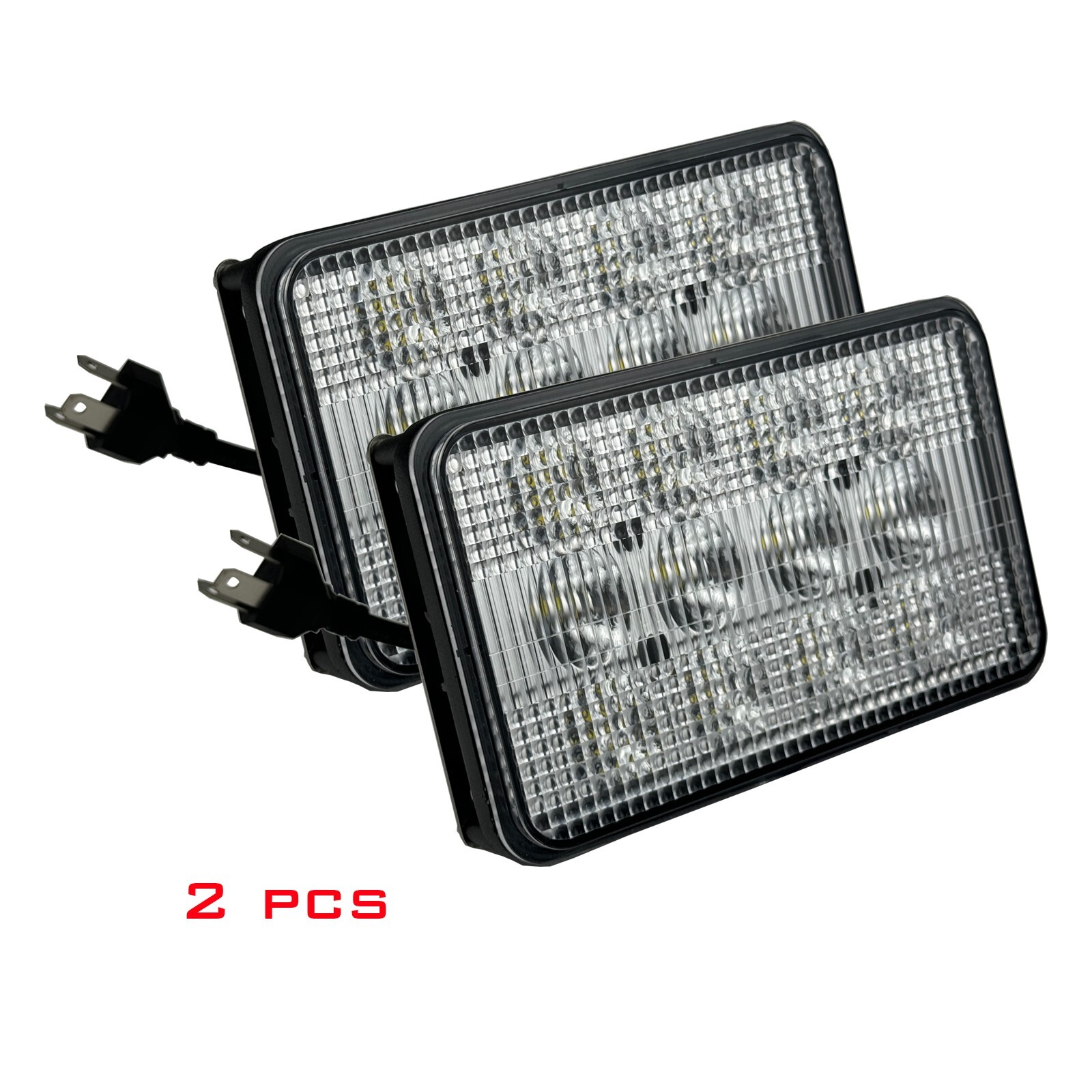 2xHi/Lo Beam LED Headlights for John Deere Sprayer 4700, 4710, 4720, 6500, 6600,