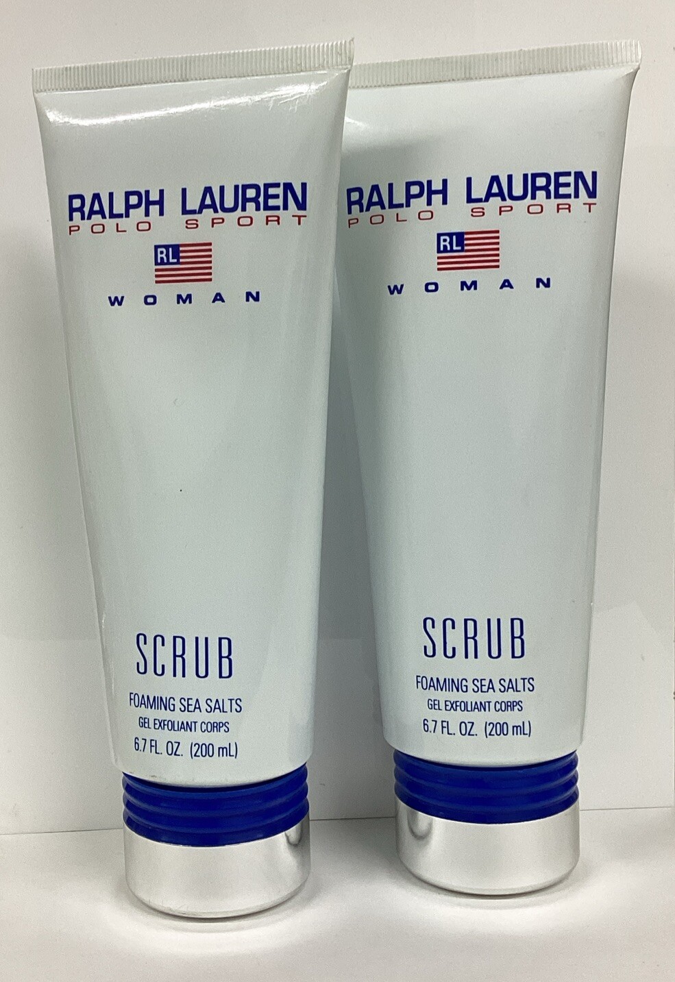Polo Sport Ralph Lauren Scrub Foaming Sea salts Gel Exfoliant Corps 6.7 fl oz