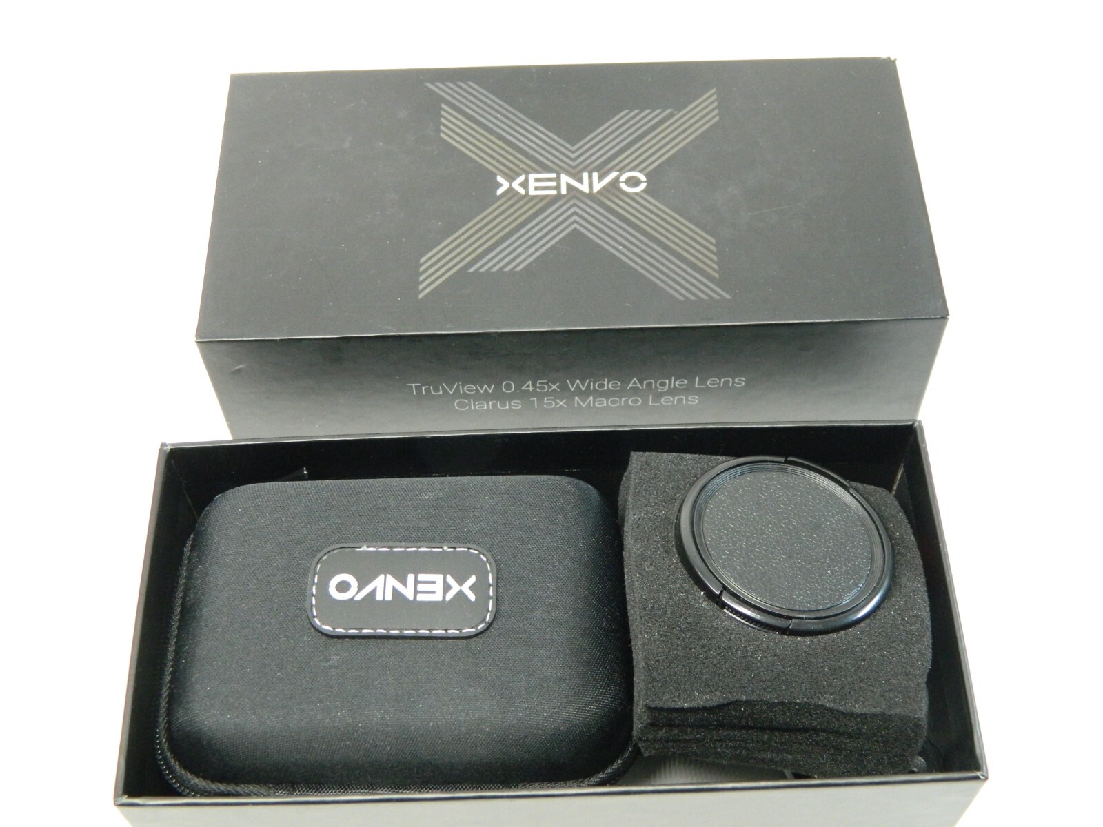 XENVO Truview 0.45x Super Wide Angle Lens, Clarus 15x Macro For Smartphones