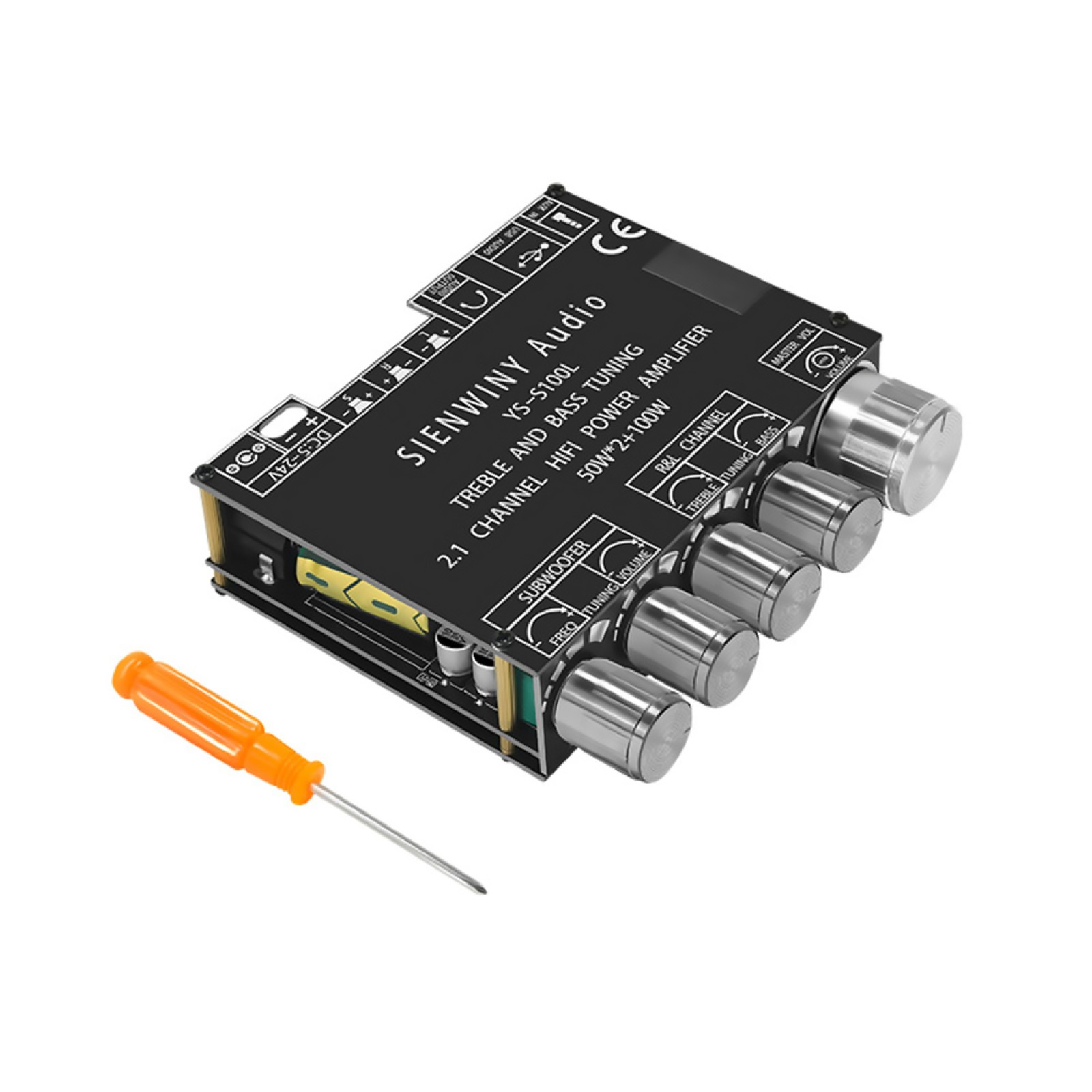 2.1CH HiFi Bluetooth 5.0 Digital Power Amplifier Subwoofer Audio Amp Board i