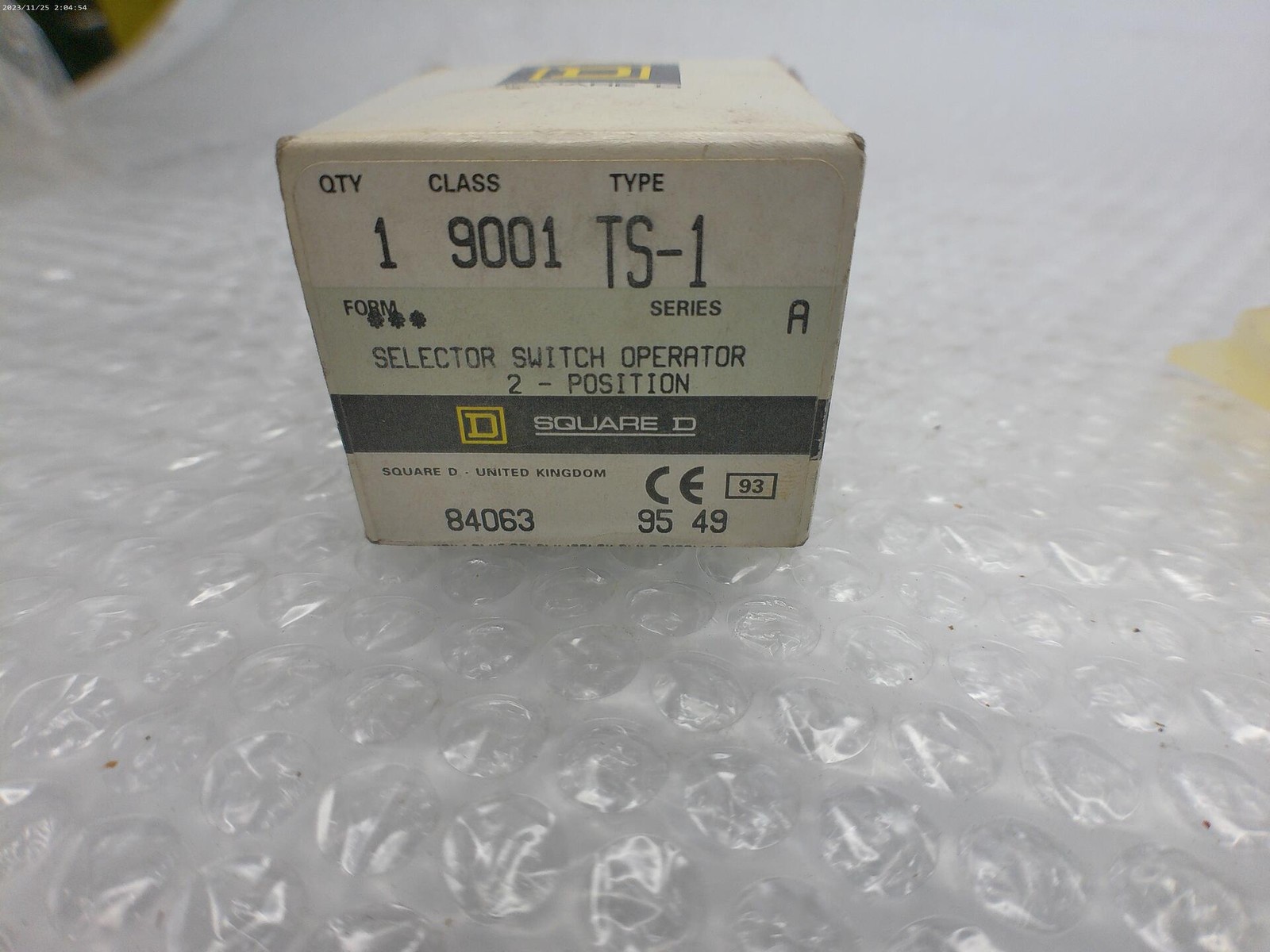 SQUARE D 9001TS1 SER.A SELECTOR SWITCH NSMP