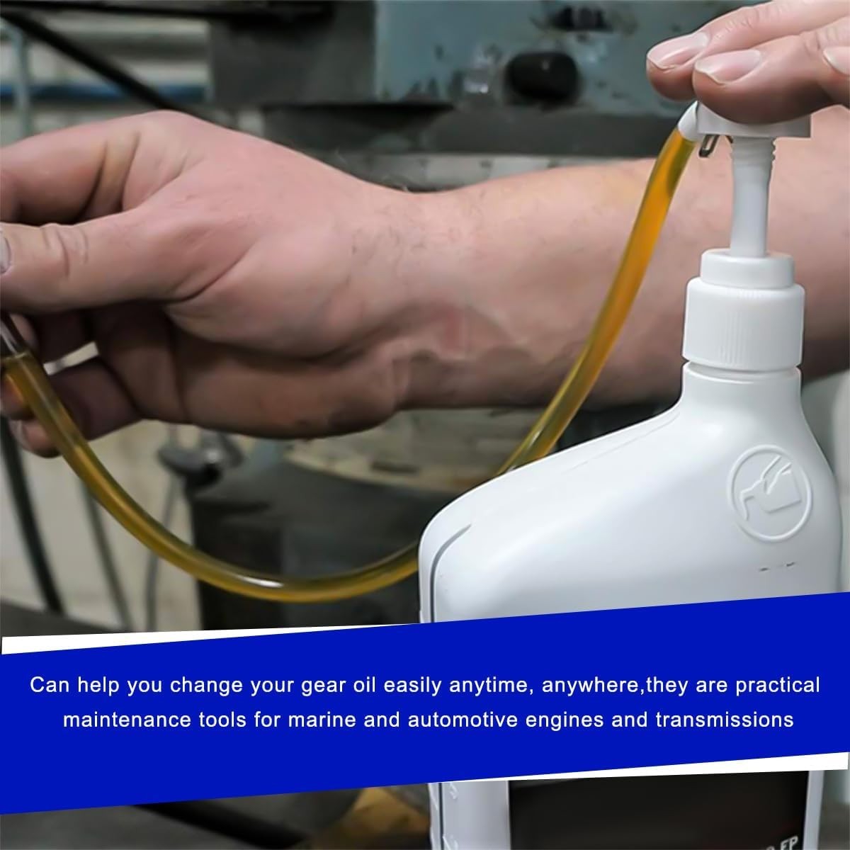 Manual Fluid Transfer Pump - Compact Design with Multiple Tubes for Efficiency