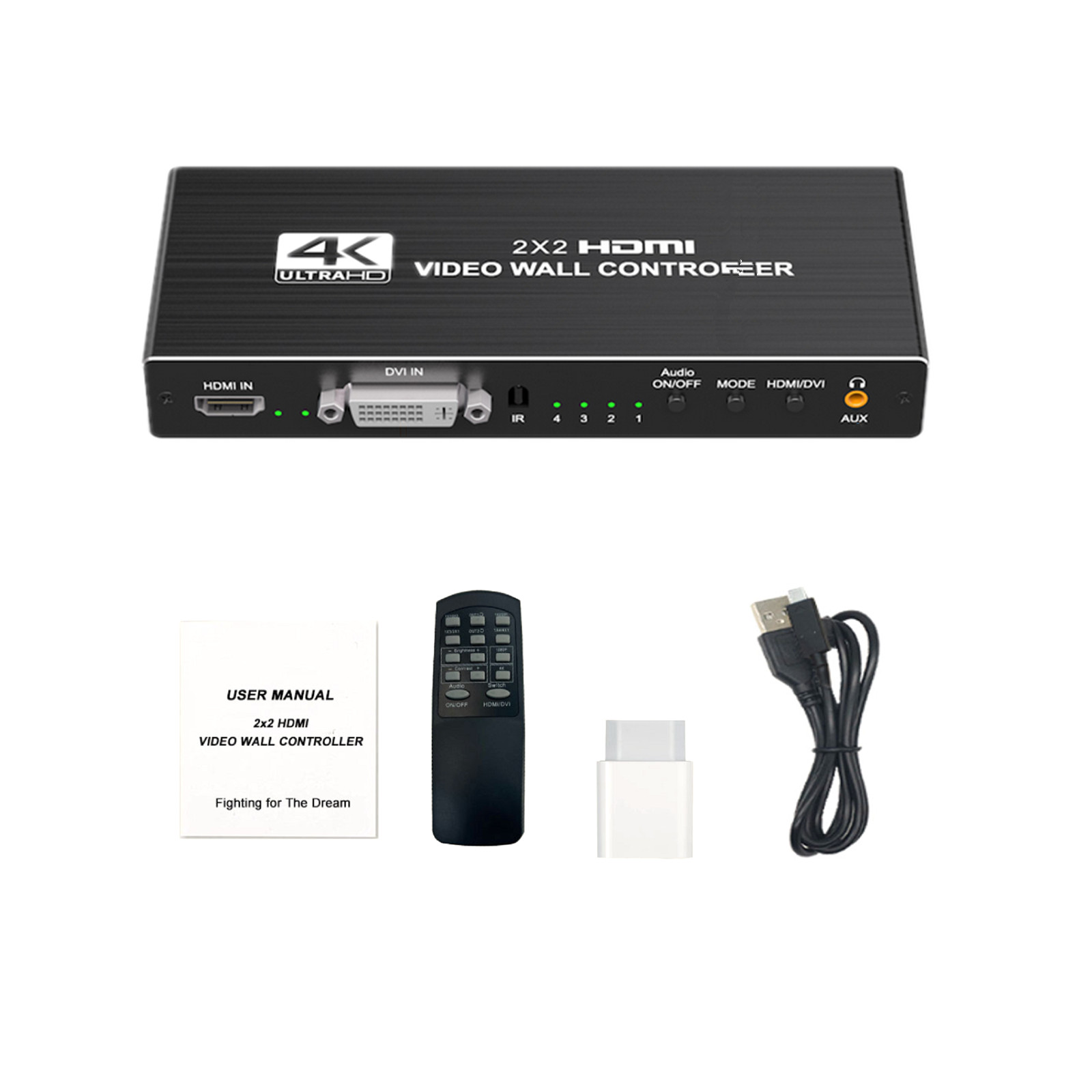 1X2 1X4 1X3 2X1 3x1 4X1 2x2 HDMI DVI Multi Video Controller Processor Splicer r