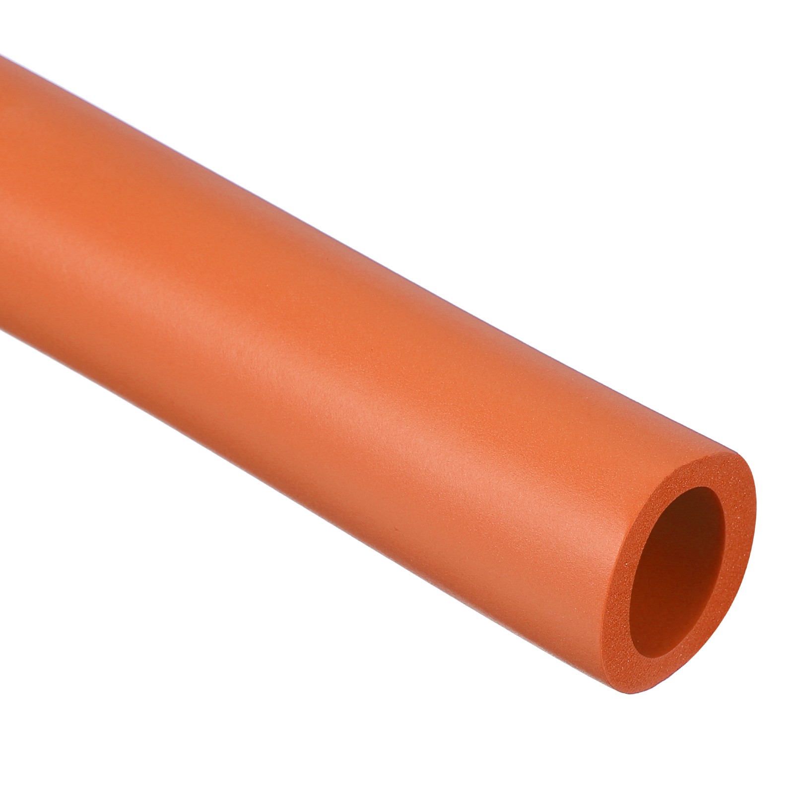 7/8"ID x 3.28Ft Pipe Insulation Foam Tube Foam Pipe Tubing Cover Orange