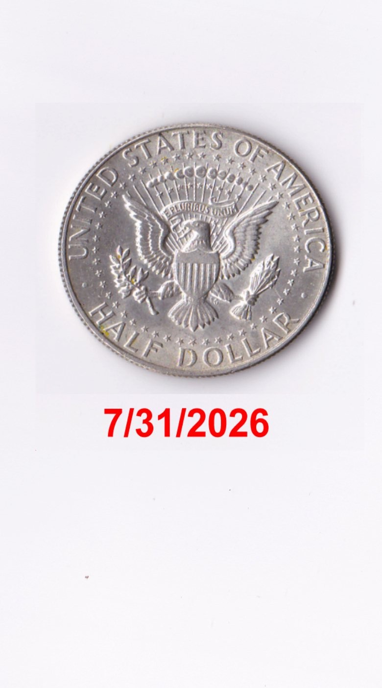 1968D KENNEDY HALF DOLLAR SEMI-KEY!Circulated!