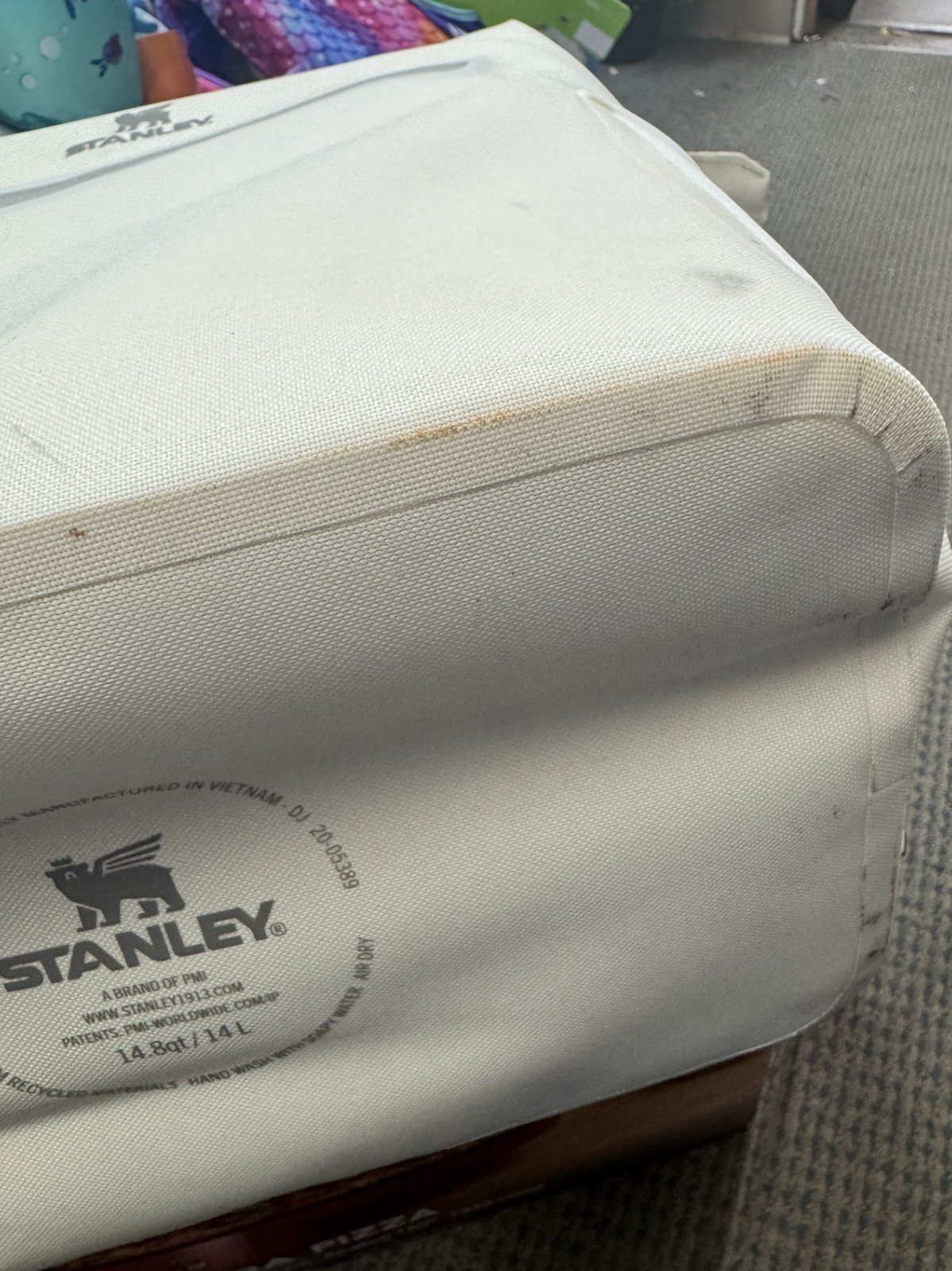 Stanley Soft Cooler Backpack 14.8 Quart Cream 20 Cans All Day Madeleine Midi