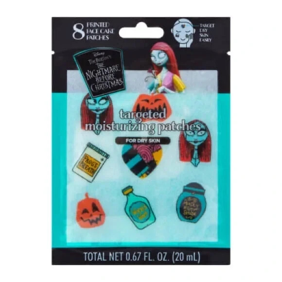 Nightmare Before Christmas Targeted Moisturizing Face Patches 8cnt for Dry Skin