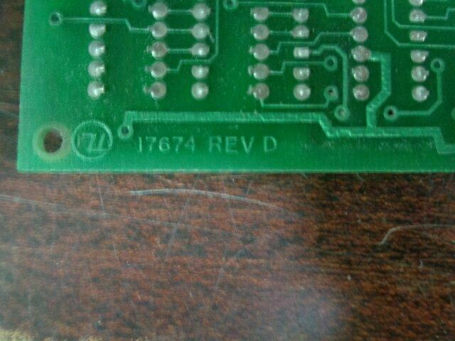Universal 17674 Circuit Board Rev D