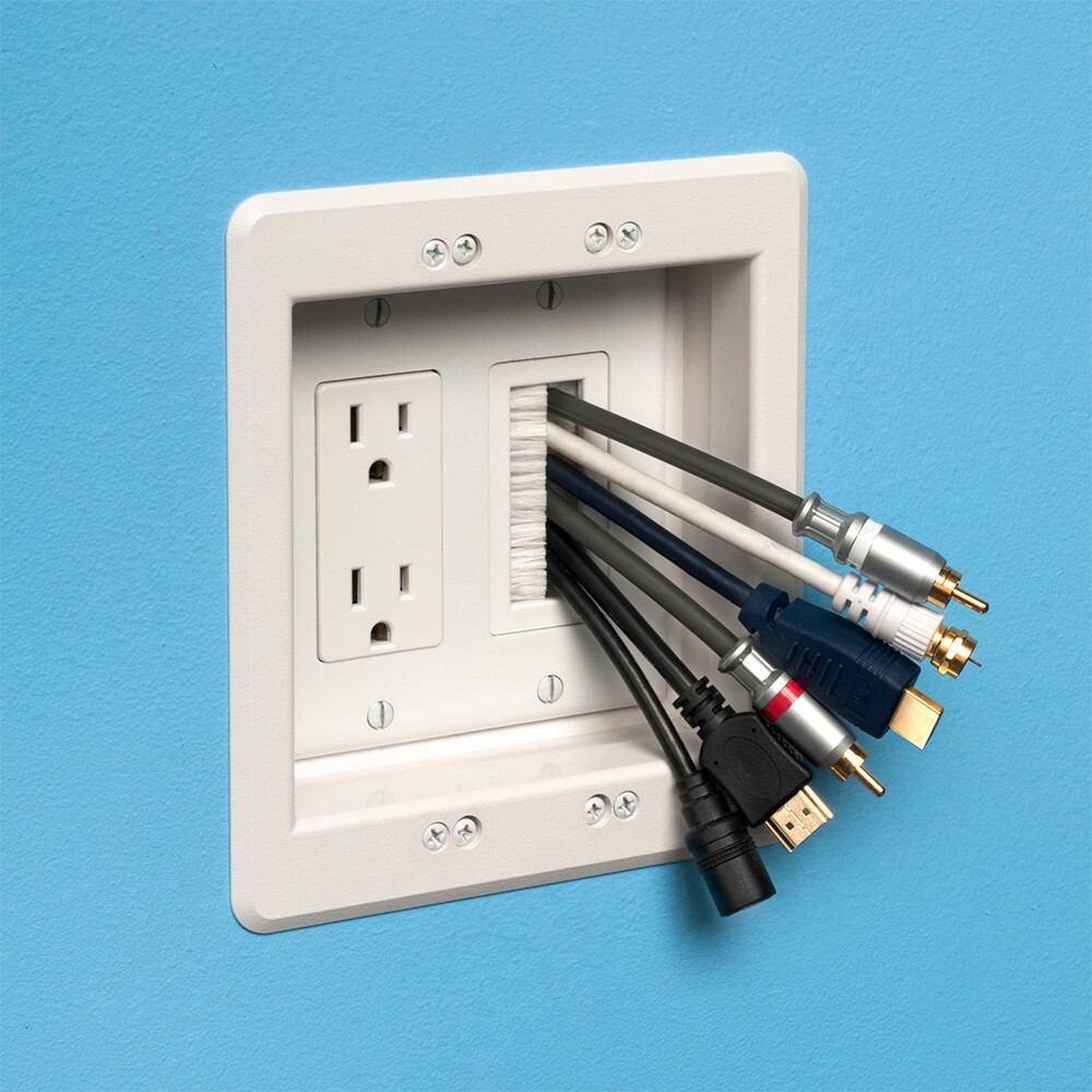 *OPEN BOX* Arlington® CED135 Cable Entry Keystone Strap with Brush-Style Opening