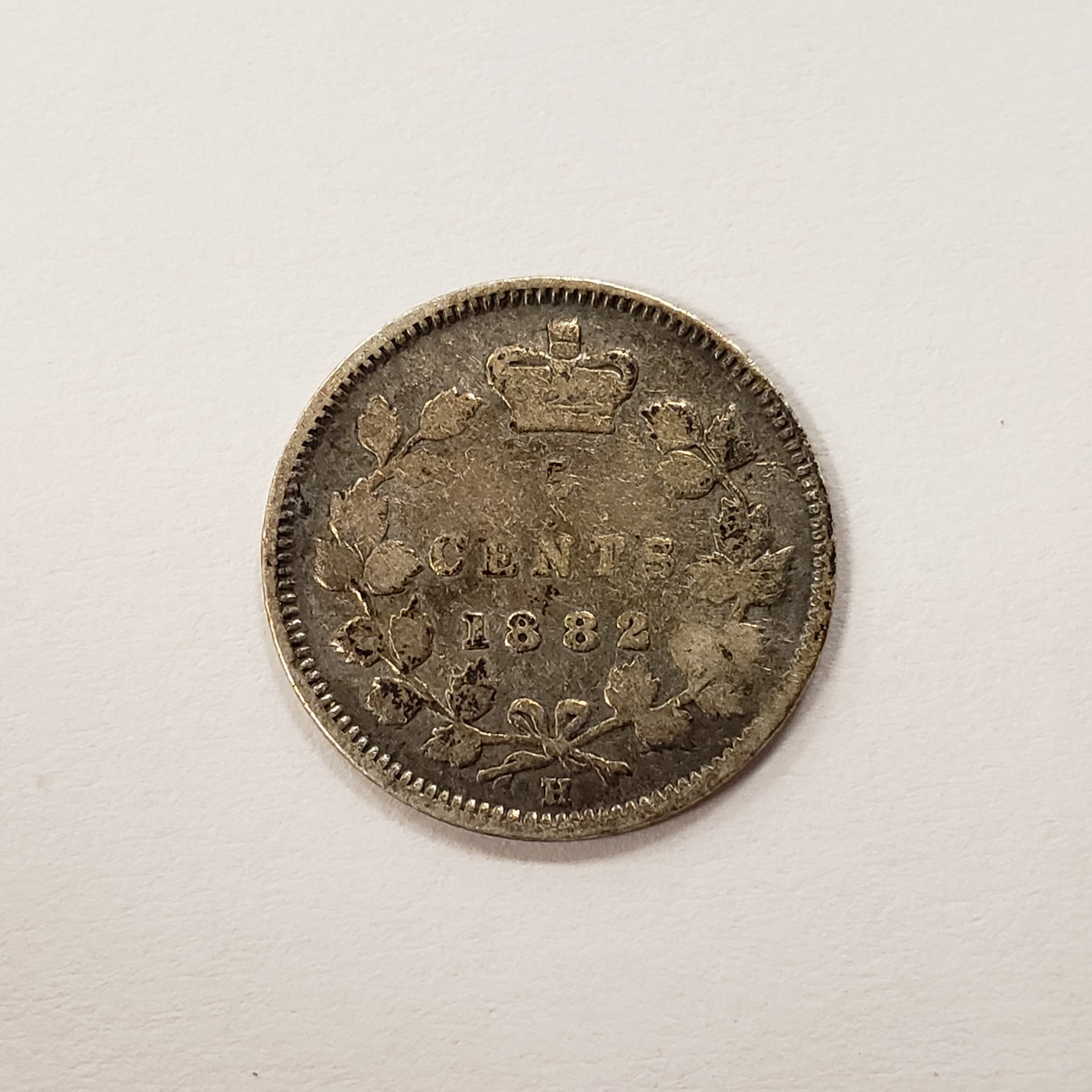1882-H 5c Canada Five Cents Silver .0346 ASW - KM2 - SKU-Q5101