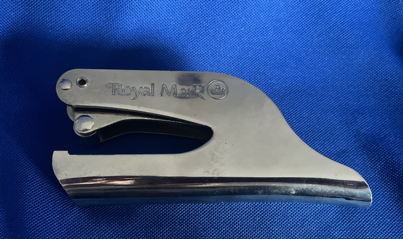 Vintage Royal Mark Personal Address Embosser RM-100 With Leatherette Case