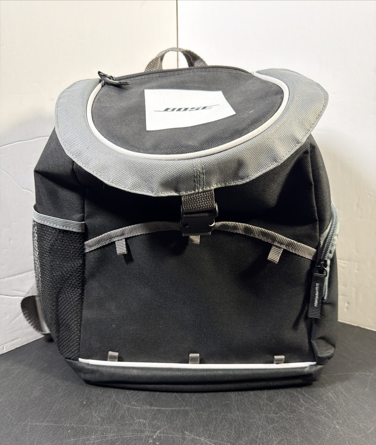 Bose 13" Inch Insulated Cooler Mini Backpack Black Gray White