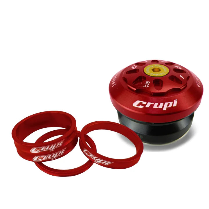 Crupi Factory Integrated Headset 1-1/8th Red/Silver/Black/Blue