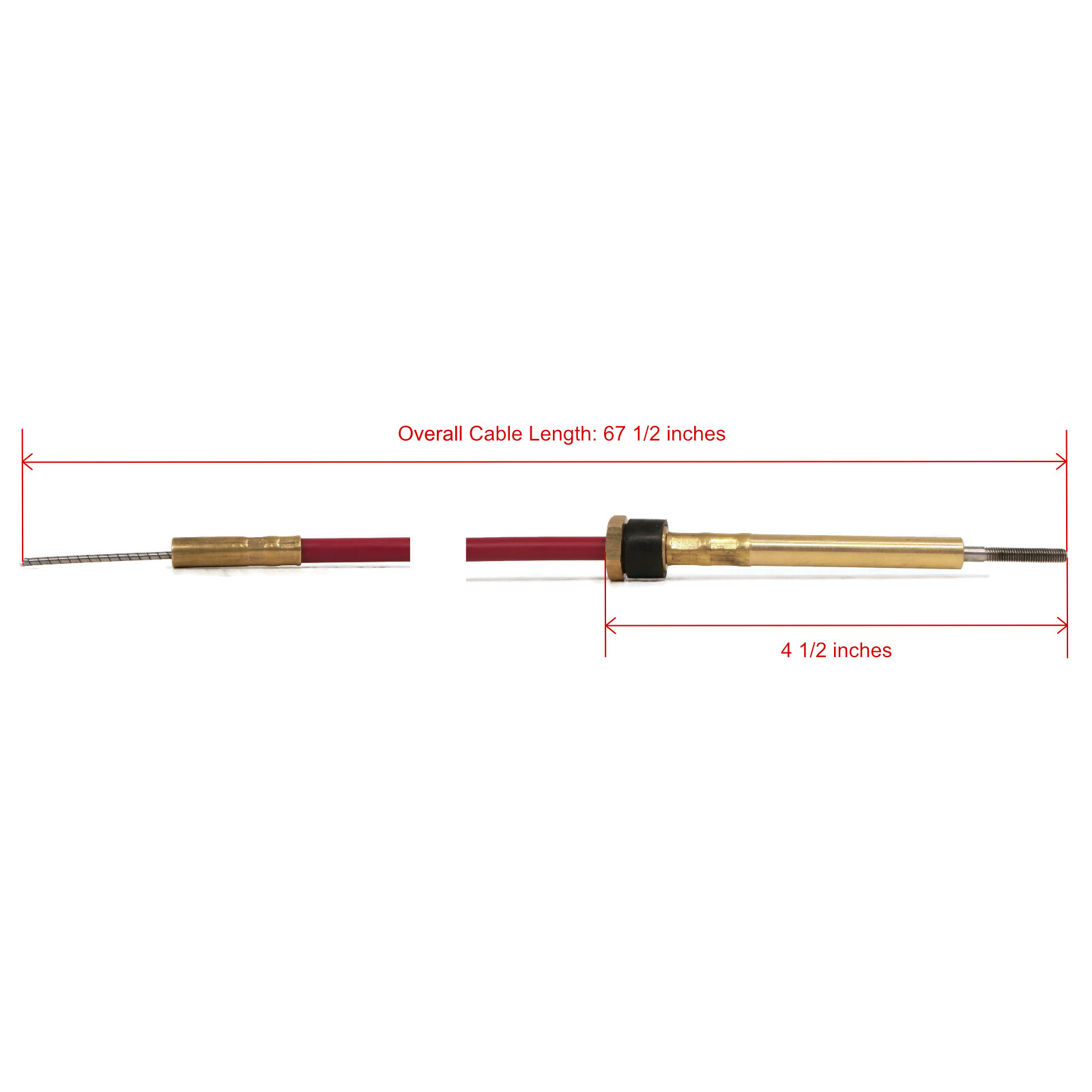 Shift Cable Kit for 1986-1993 OMC Cobra Sterndrive Engine Non Alpha Gen II Model