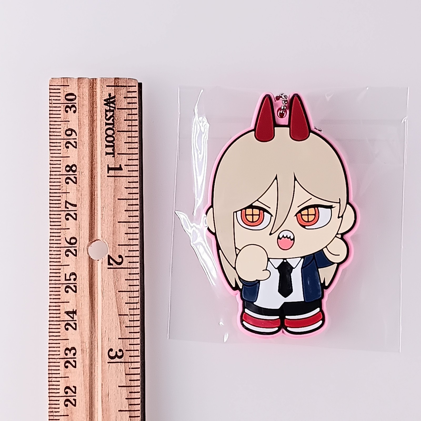 Power Chainsaw Man Flat Rubber Mascot From Japan