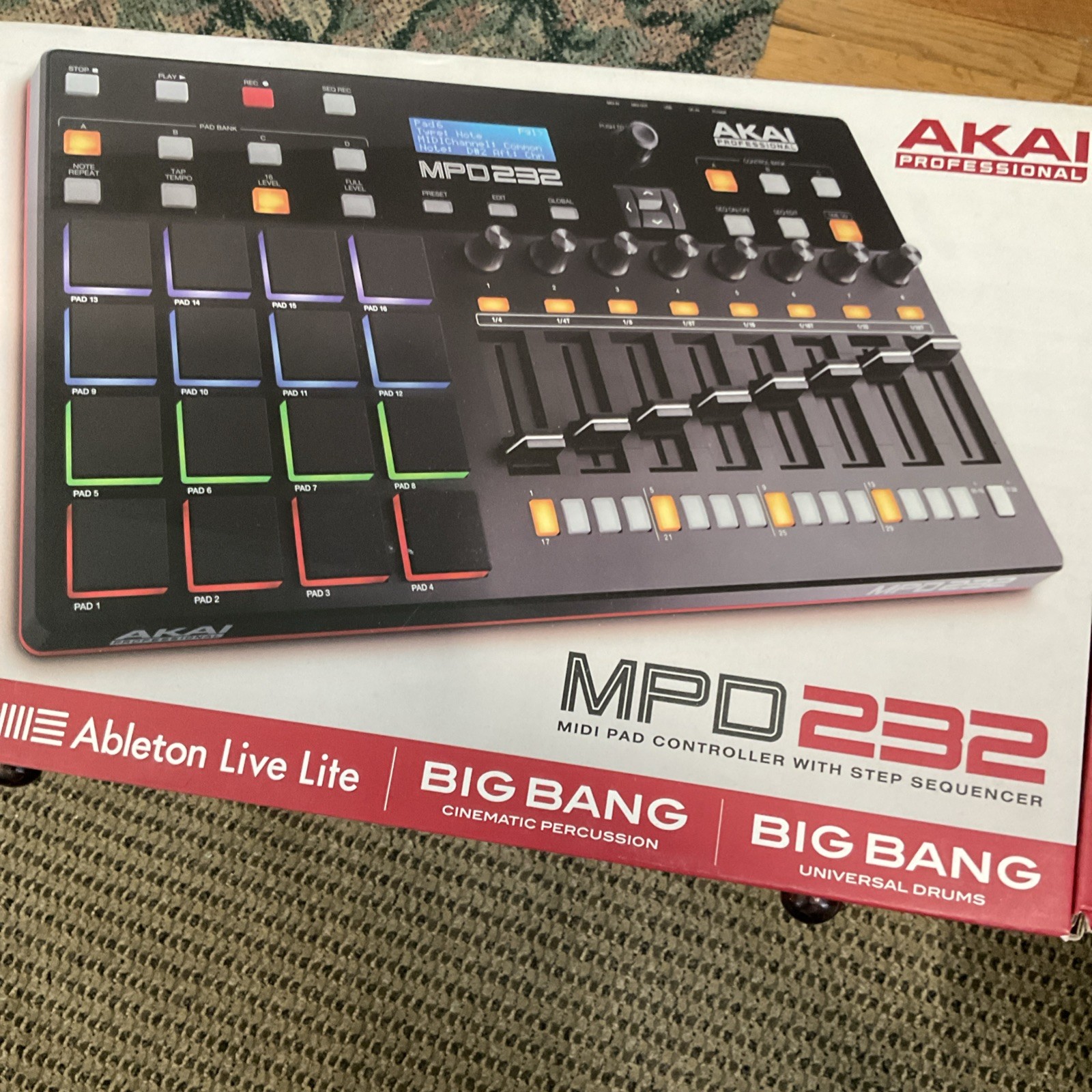 Akai Professional MPD232 Midi Pad Controller with 16 MPC Pads