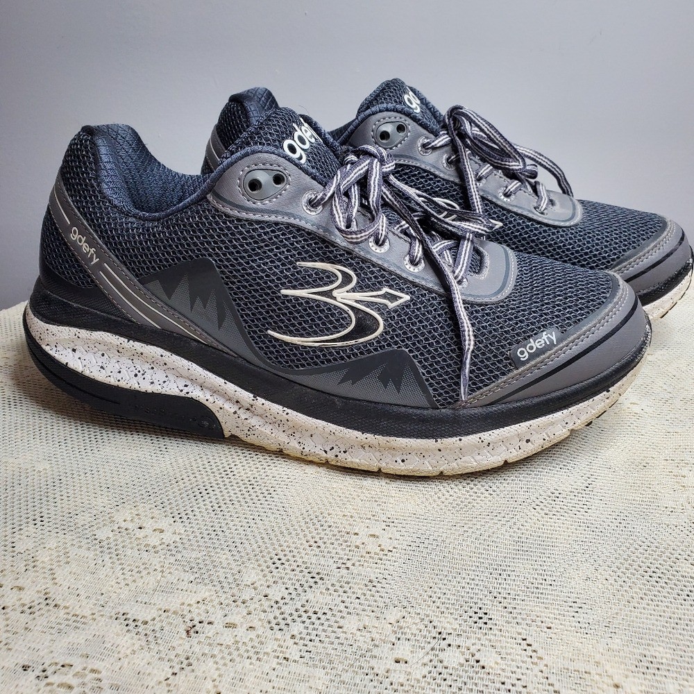 Gravity Defyer G-Defy Mighty Walk Mens 9.5 Sneakers Plantar Fasciitis Foot Pain