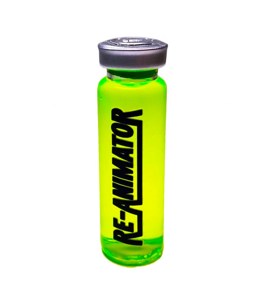 Re-Animator Serum Vial Bottle w/ Display Glows with Black Light Collectable Box