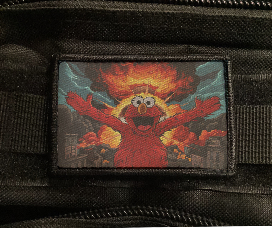 Hellmo World on Fire Meme Patch Appocalypse Nuclear Morale Tactical Hook [sub]