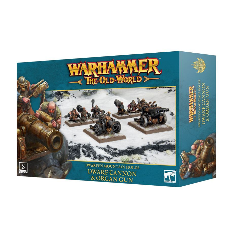 Dwarfen Mountain Holds: Dwarf Cannon/Organ Gun - Warhammer The Old World - 10-14