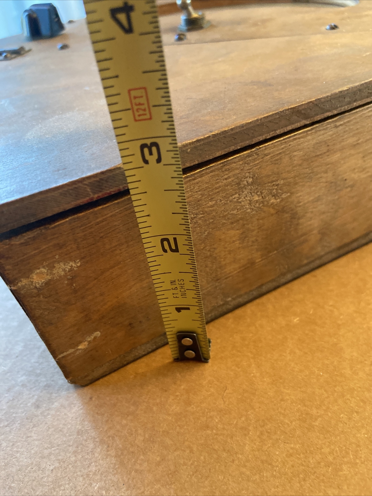 Vintage Handmade Strange Relic Electrical AC DC Voltmeter Steampunk Untested #H