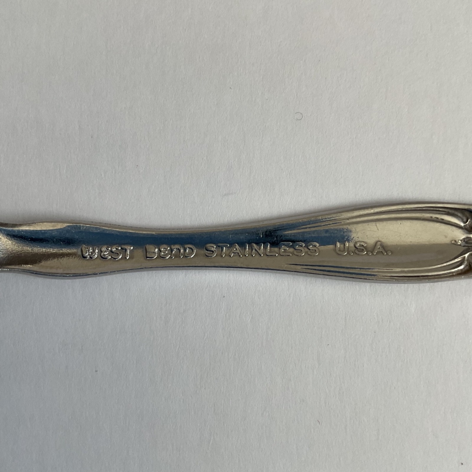 Oneida West Bend AFFECTION Pattern Stainless USA Flatware Teaspoons Set Of 5
