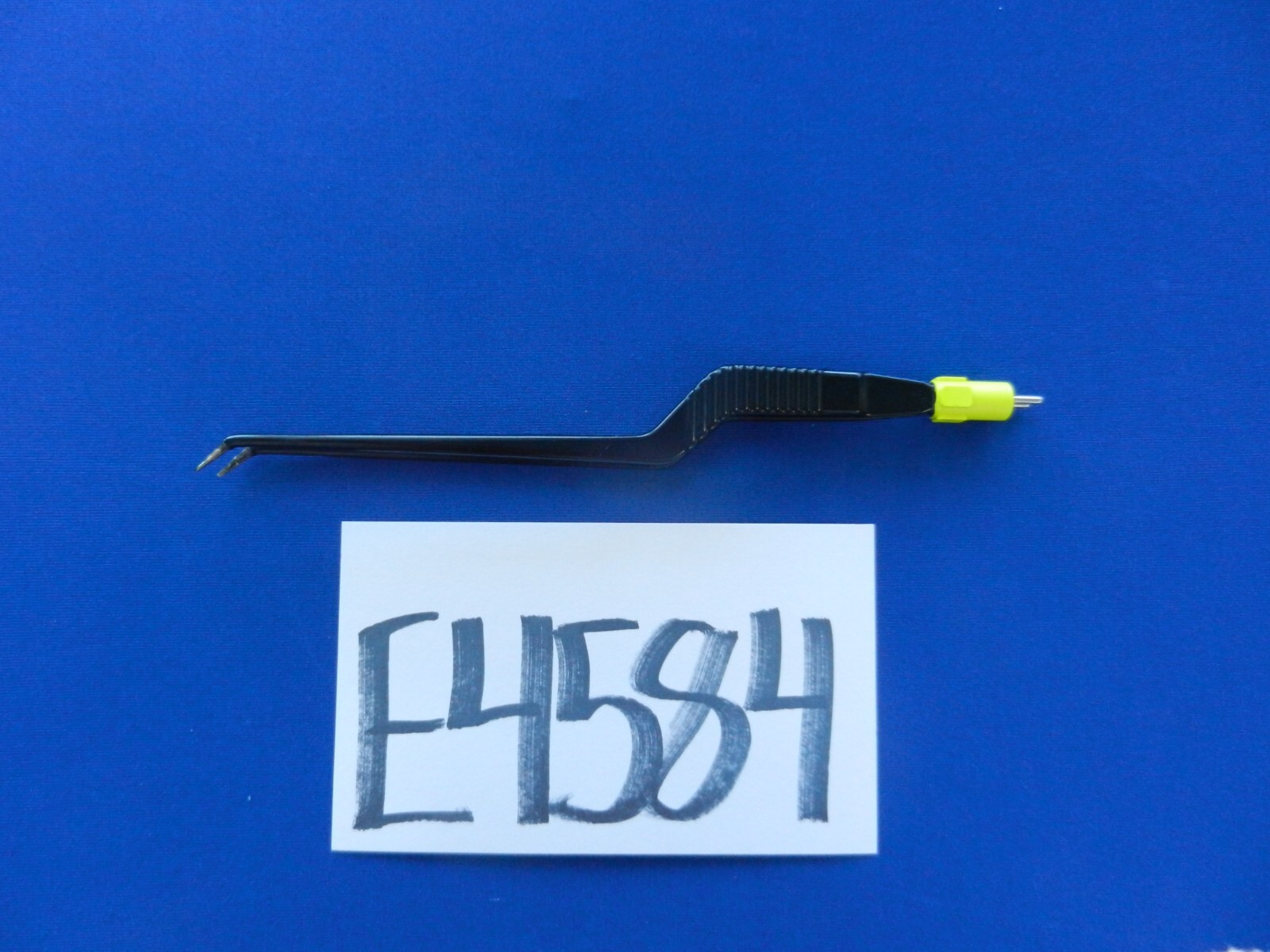 E4584 Ruggles N20BAU10 Buzz Insulated Bipolar Bayonet 45 Degree Angled Forceps