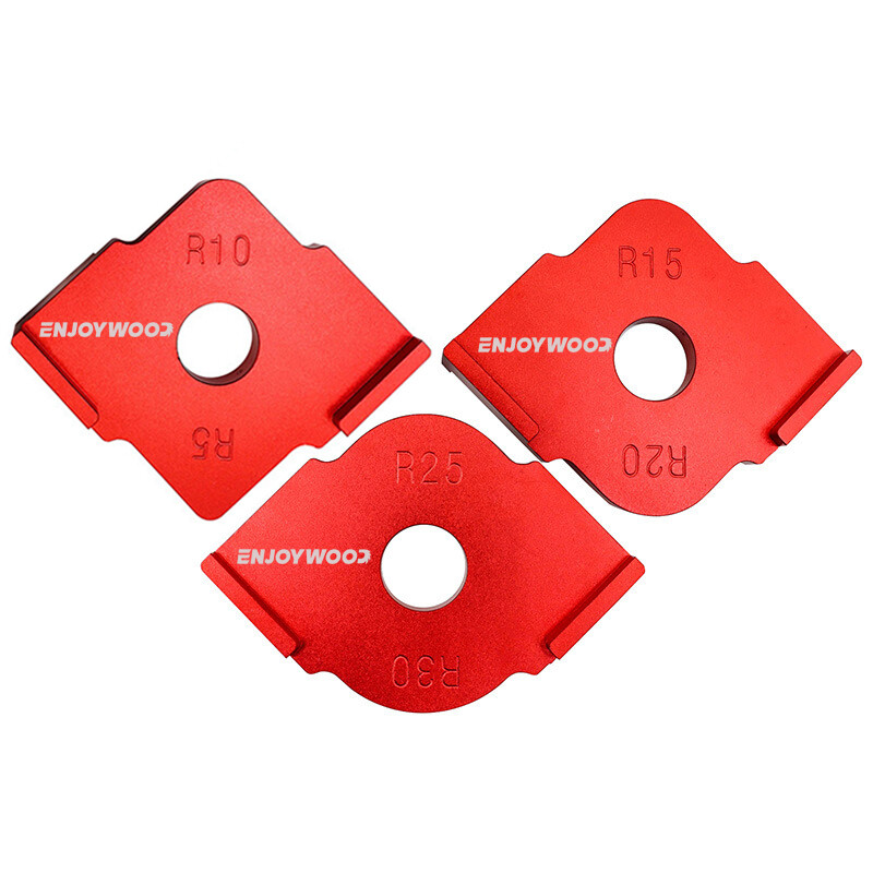 ENJOYWOOD 3PCS Jig Router Templates Marker Corner Aluminum alloy Quick Locator