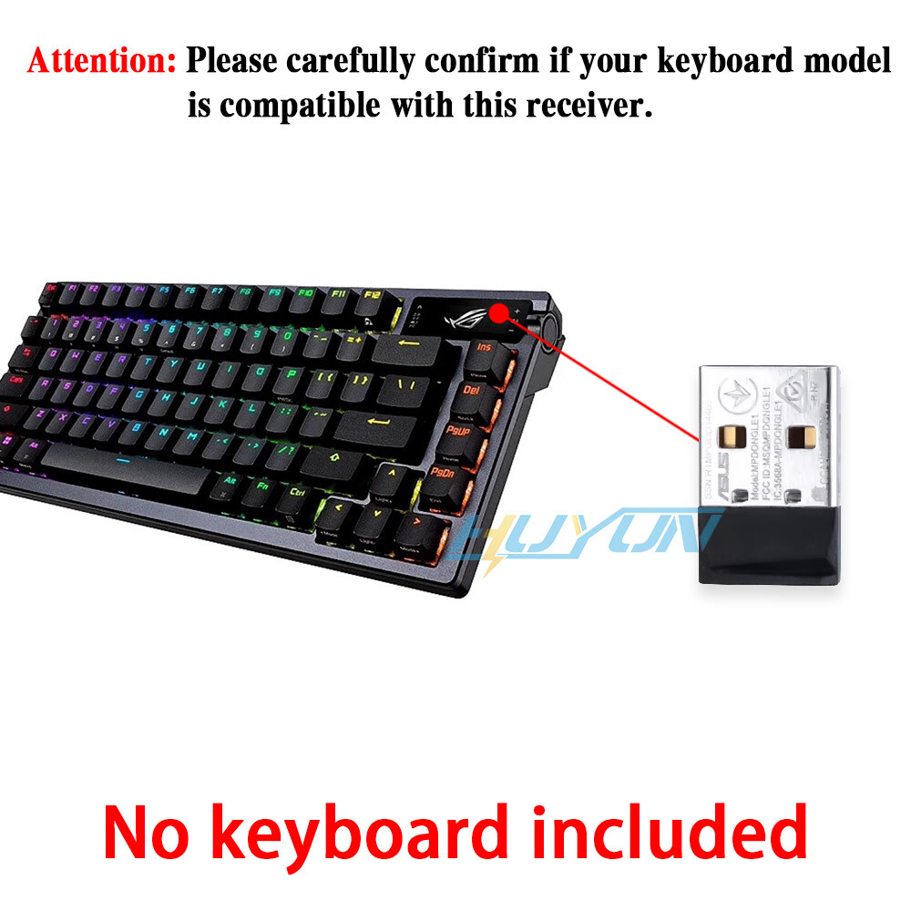 USB Receiver for ASUS ROG AZOTH Wireless Gaming Keyboard 2.4G Adapter
