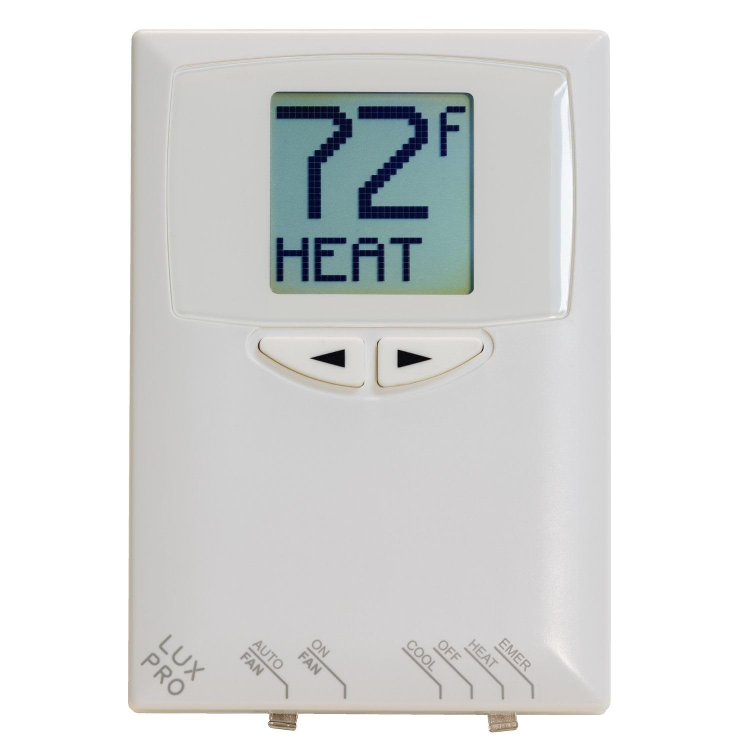 Lux Pro PSDH121B Non Programmable Heat Pump Thermostat 2H 1C Heat Pump Only