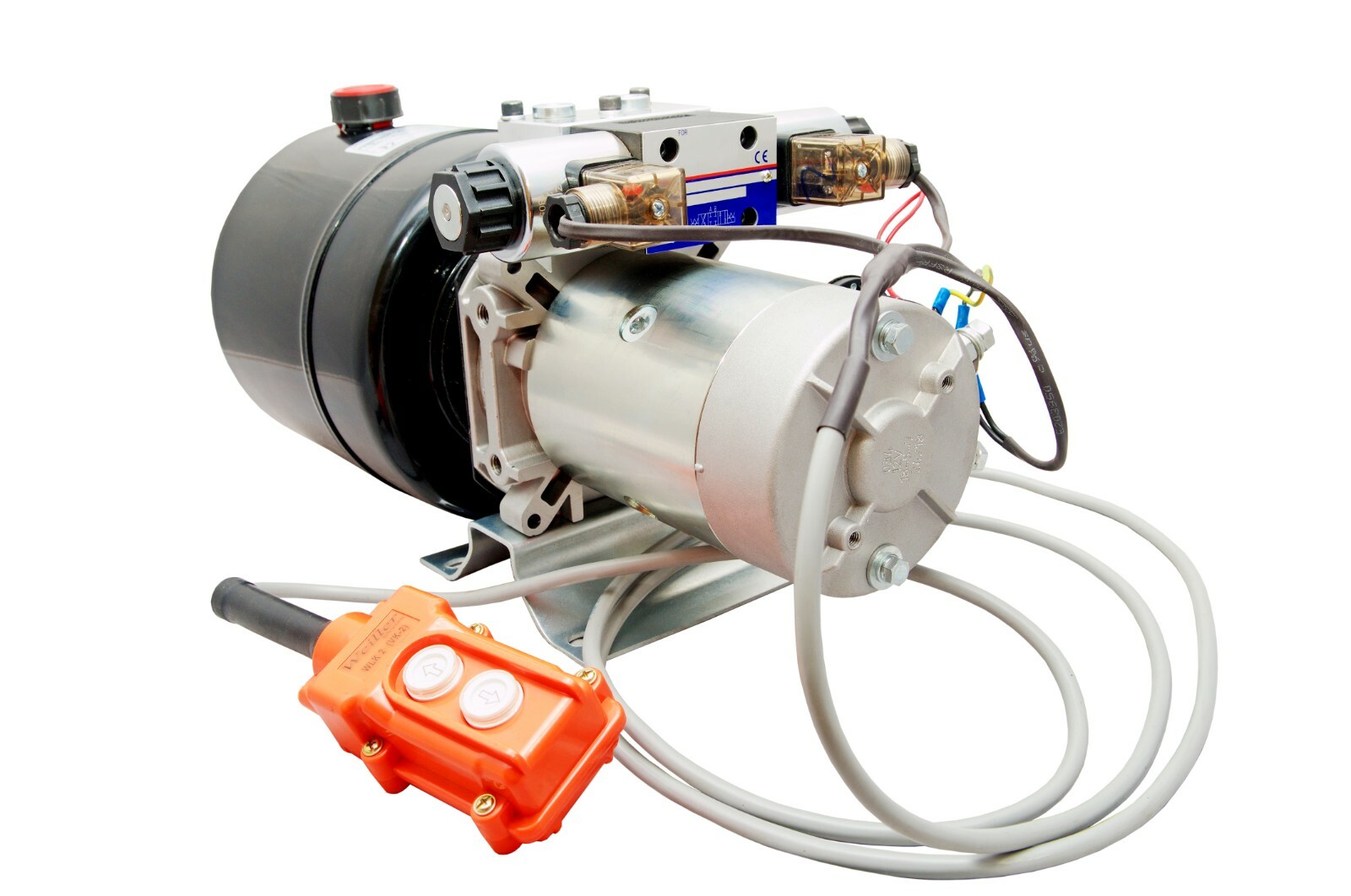 12V DC Double Acting Hydraulic Power Unit 12 Quart tank with Remote Control