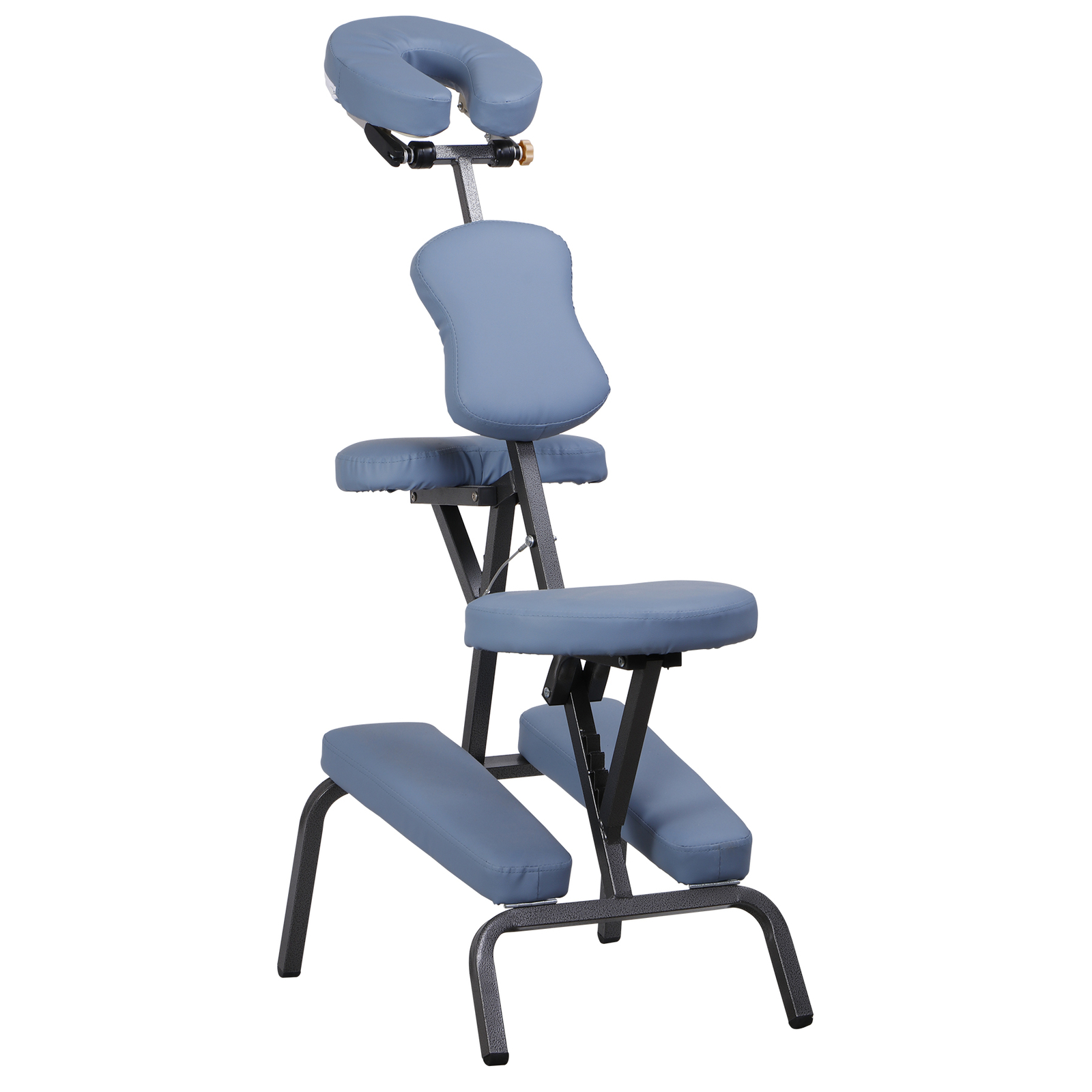 Adjustable Folding Tattoo Table Salon Facial Massage Chair Spa Pad Home Blue